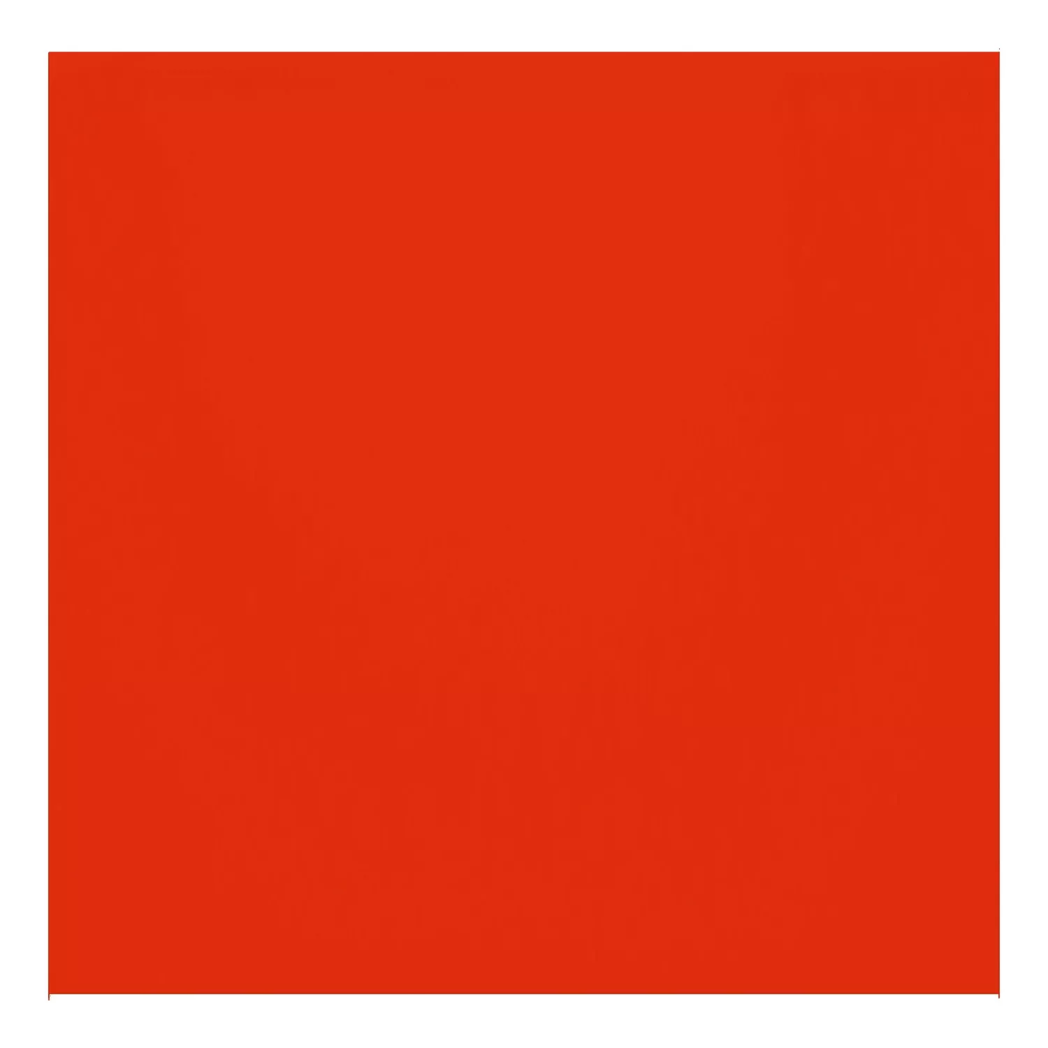Ladrilho do metrô Vermelho Fosco 15x15 cm Sem Faceta Miona Rojo