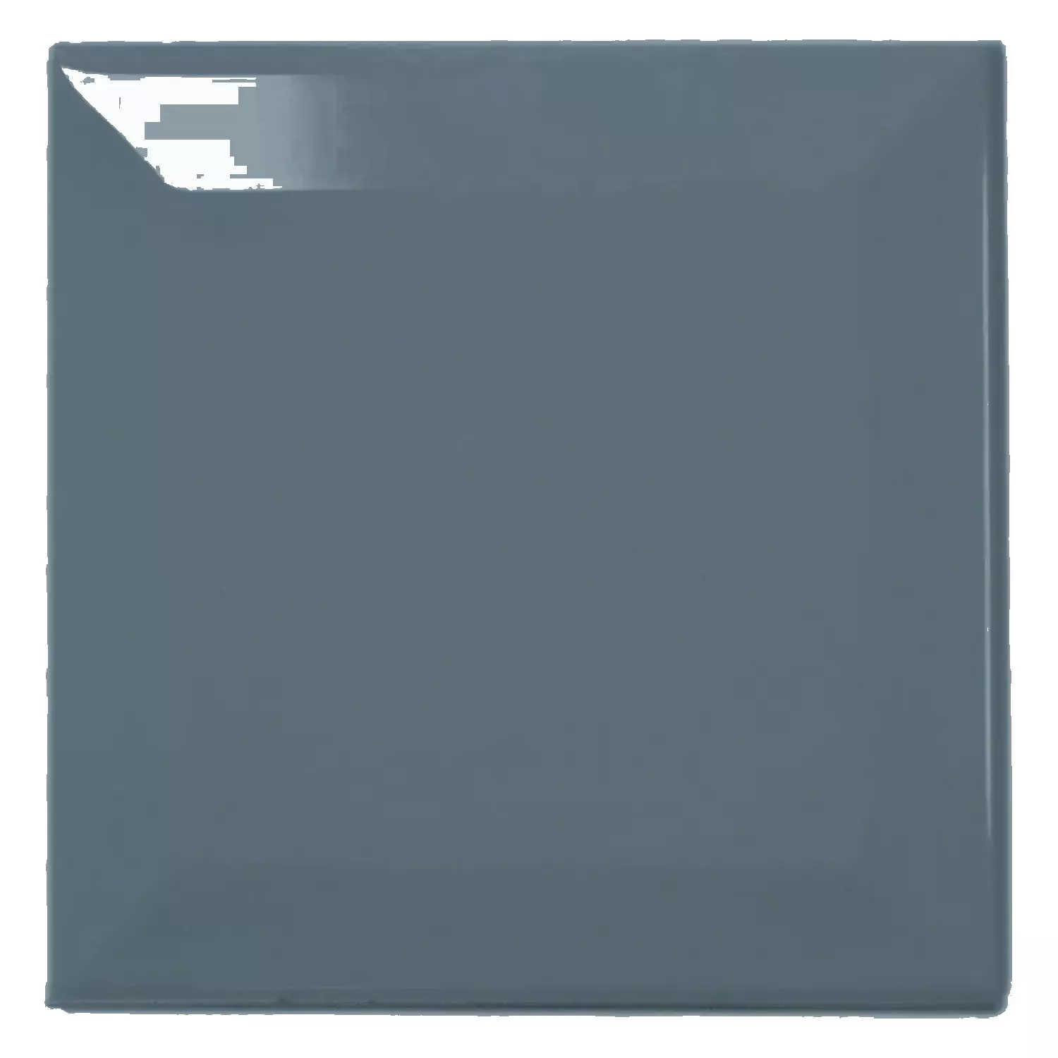 Ladrilho do metrô Azul Brilhante 10x10 cm Faceta Catarina Blue Mist