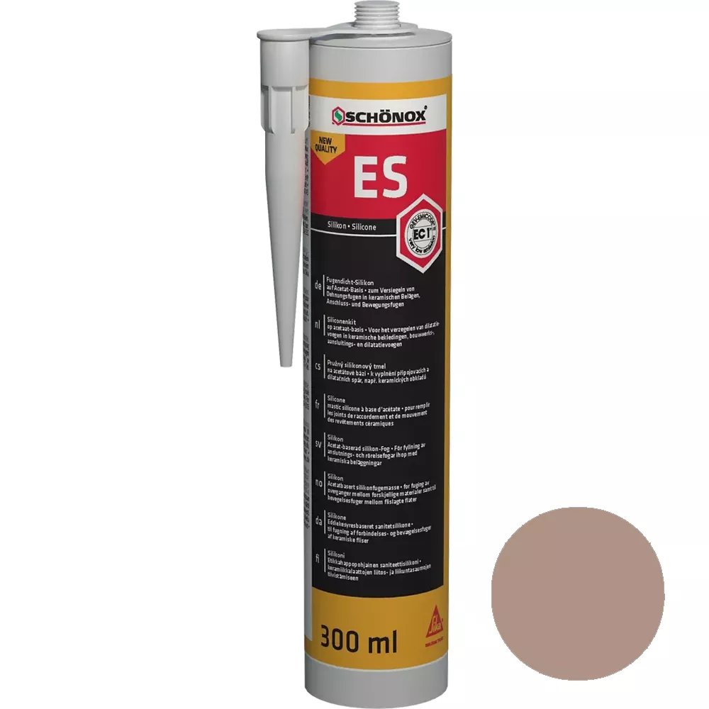 Schönox ES Havanna Selante de Silicone para Juntas (300ml) Schönox ES Havanna Selante de Silicone para Juntas (300ml)