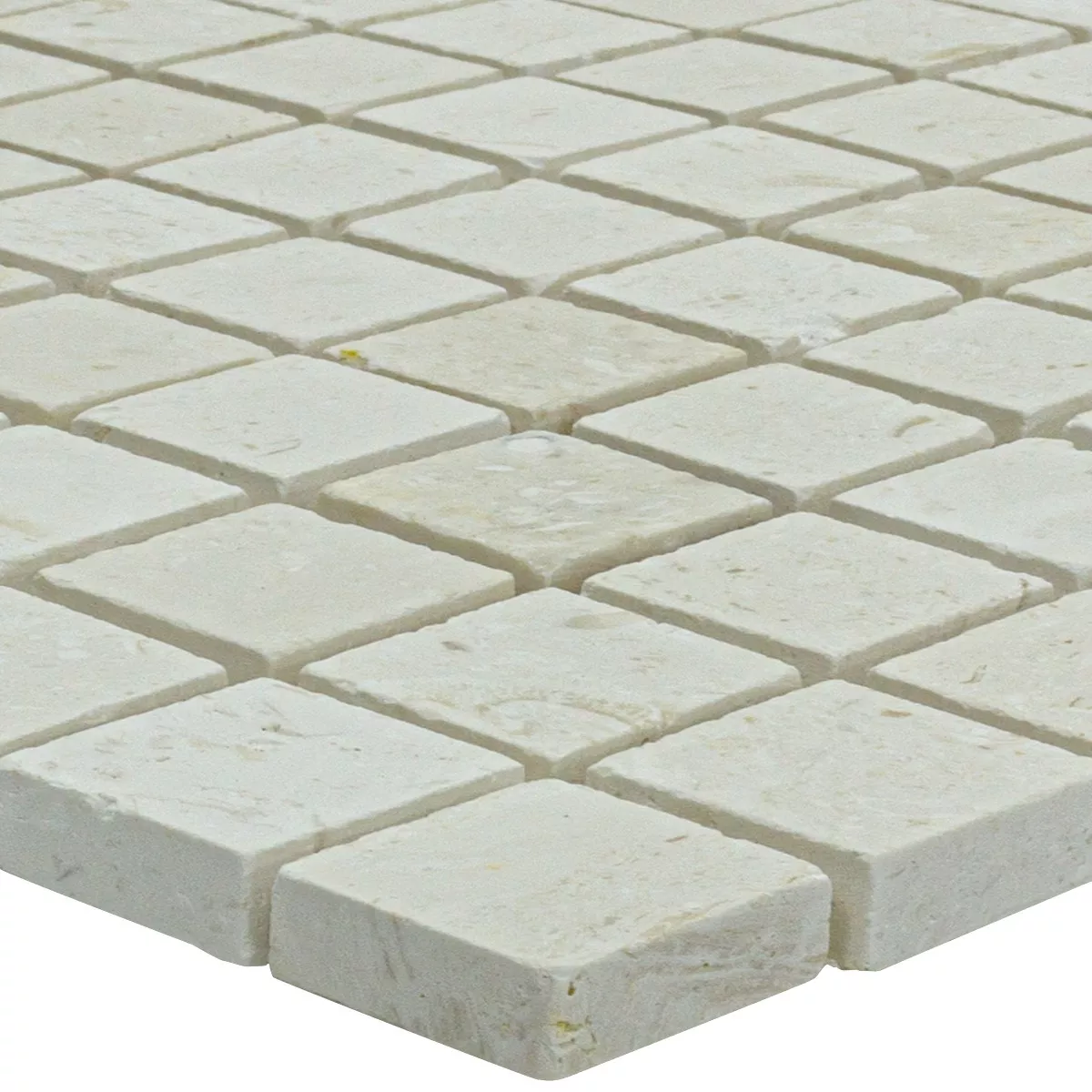 Amostra Mosaico De Pedra Natural Calcário Luminares 23