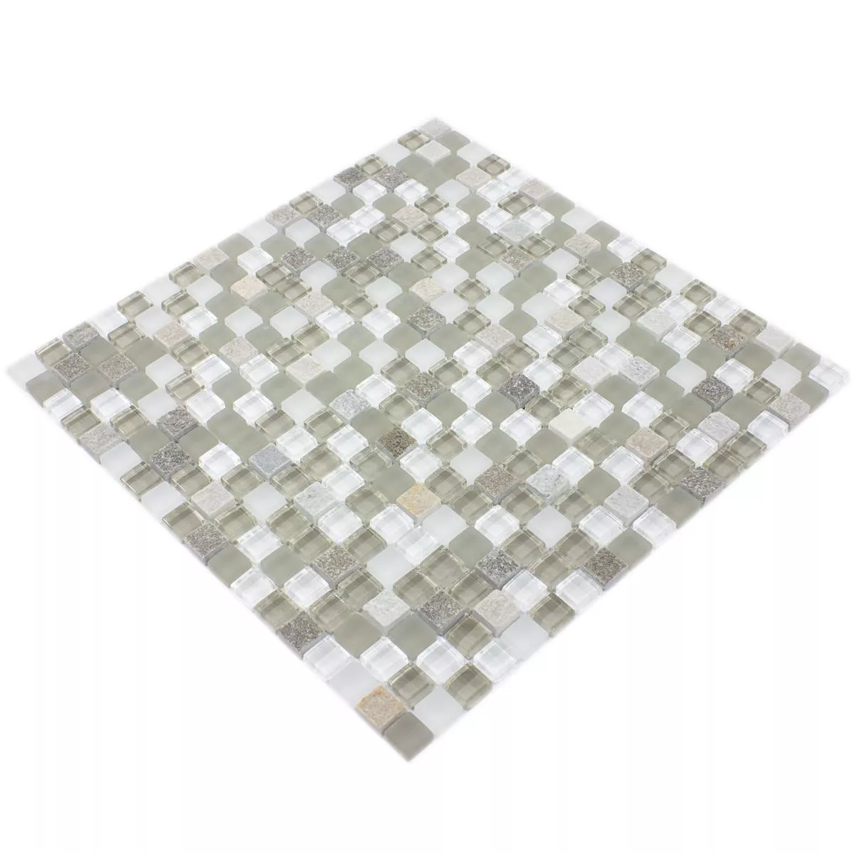 Padrão de Mosaico De Vidro Azulejos Delicias Vidro Pedra Natural Mix