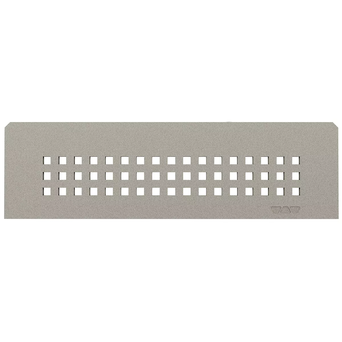 Nicho de parede retangular Schlüter 30x8,7cm Quadrado Cinza