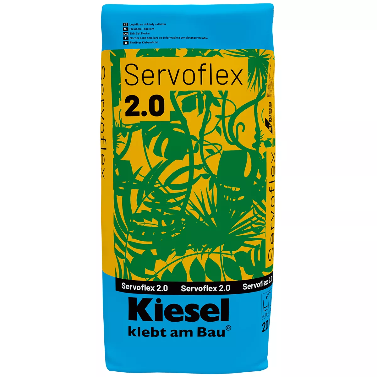 Adesivo flexível para azulejos Kiesel Servoflex 2.0 20 kg Adesivo flexível para azulejos Kiesel Servoflex 2.0 20 kg