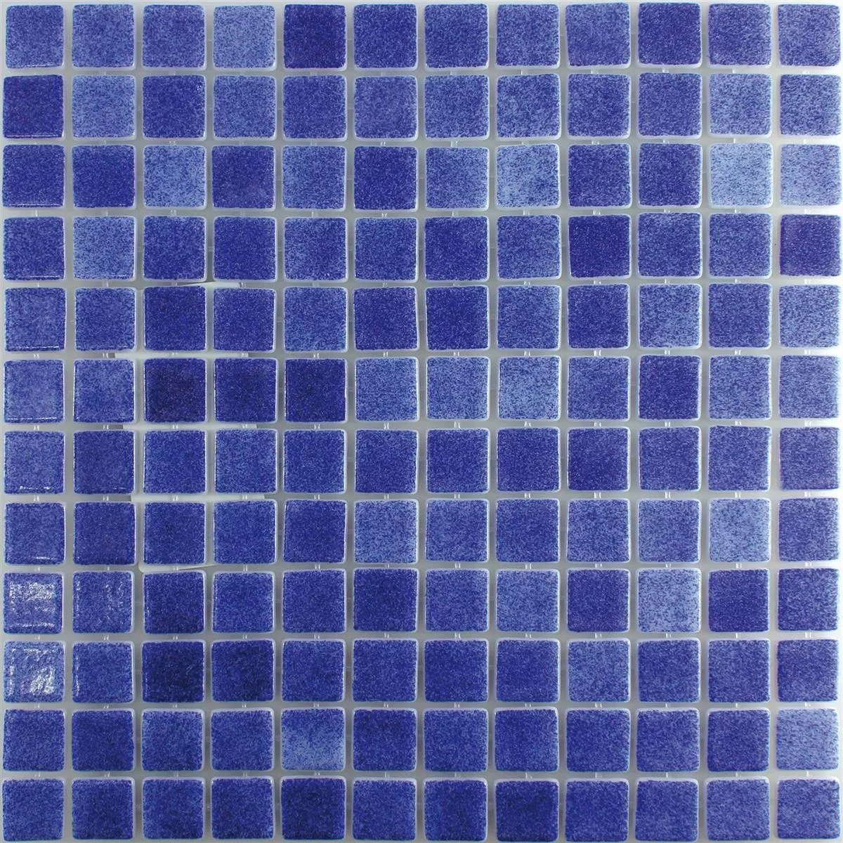 Vidro Piscina Pool Mosaico Lagune R11C Azul Escuro