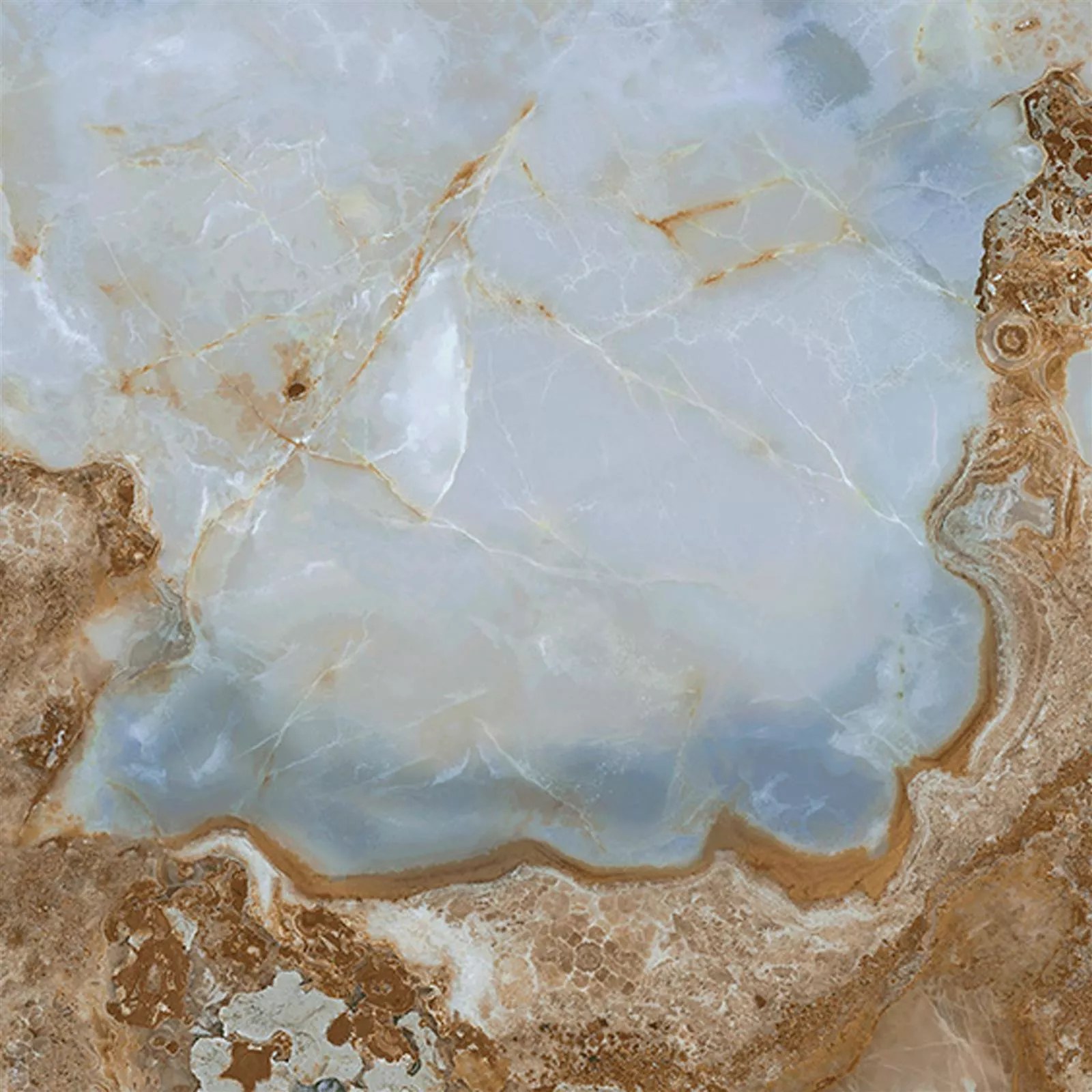 Ladrilho Naftalin Polido Marrom Azul 120x120cm Ladrilho Naftalin Polido Marrom Azul 120x120cm