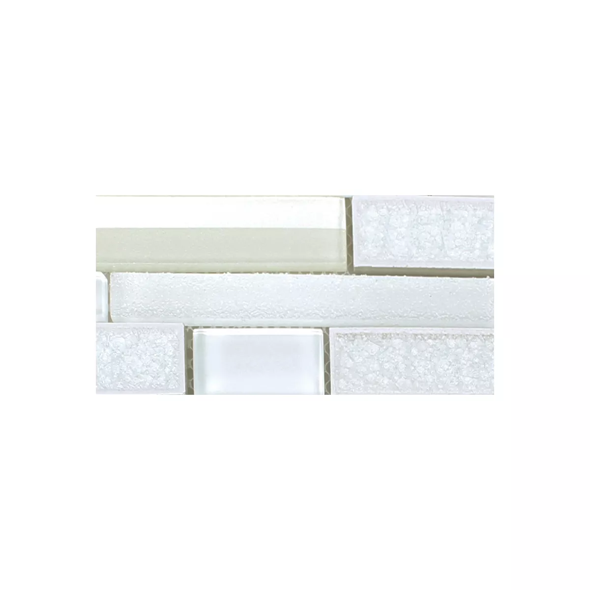 Padrão de Vidro Pedra Natural Mosaico Cerâmico Kozan Branco