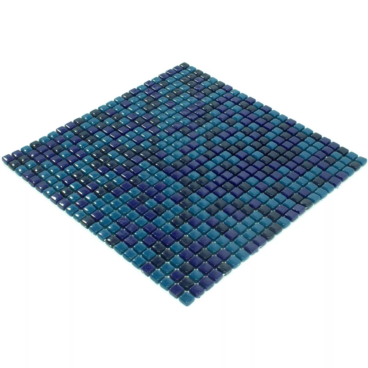 Mosaico De Vidro Azulejos Delight Azul Mix