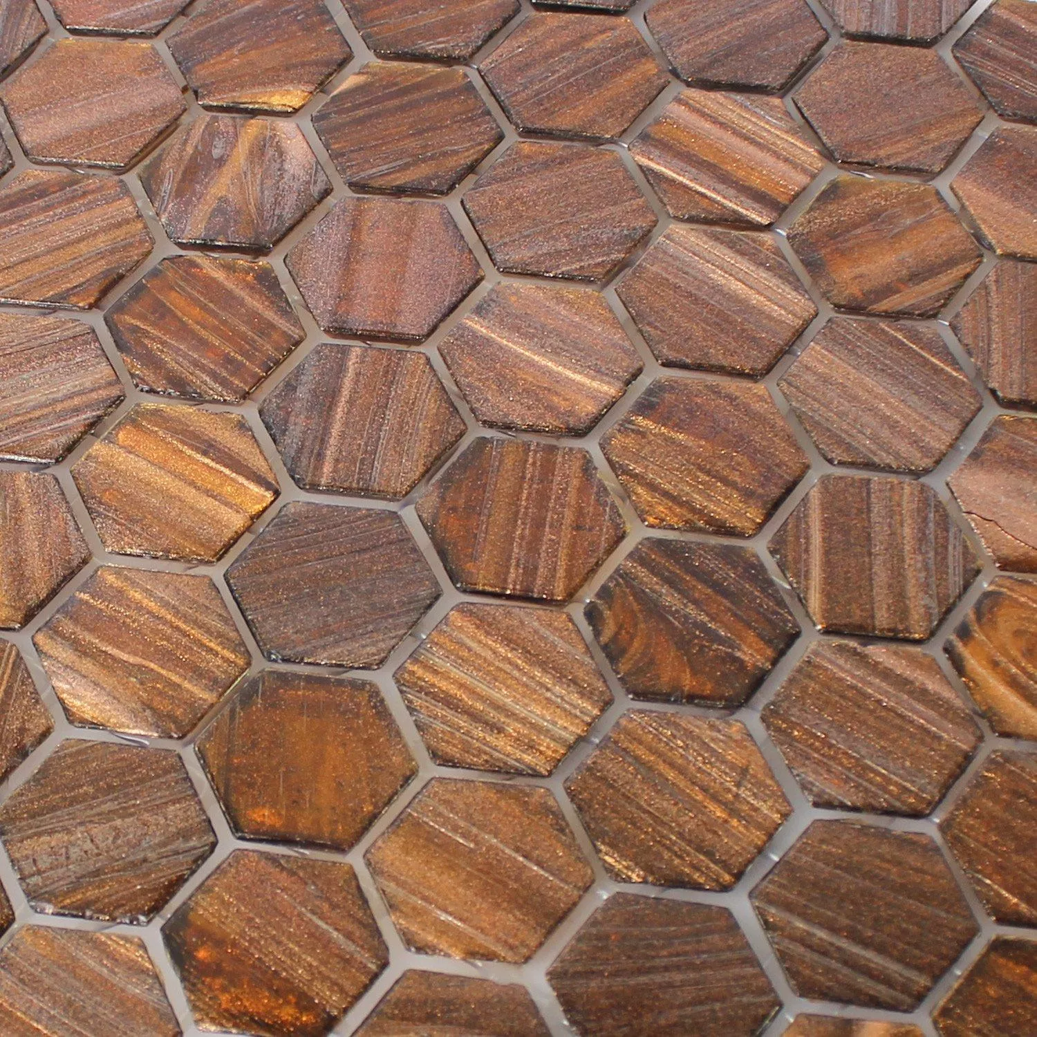 Azulejo Mosaico Trend-Vi Vidro Hexagonal 270