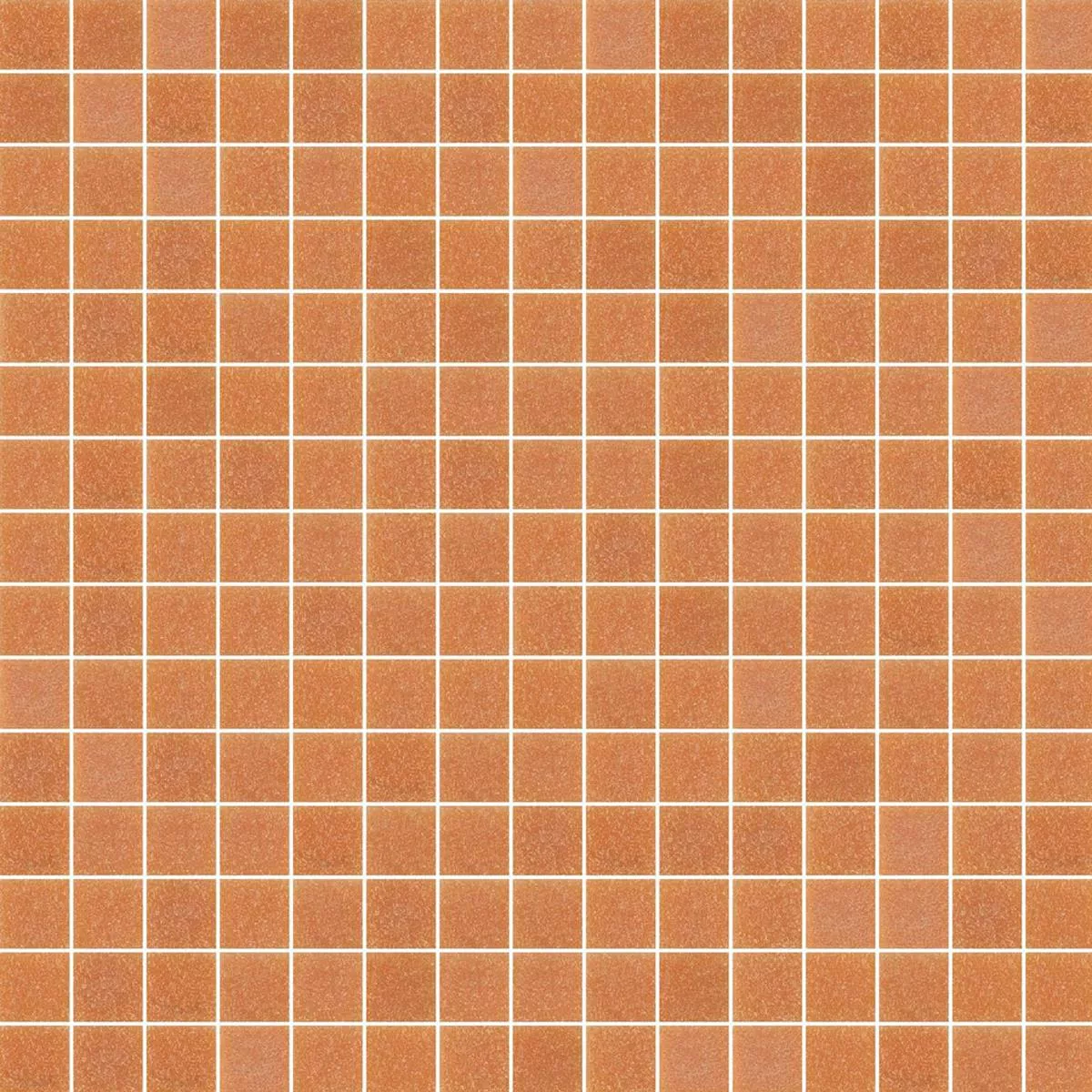 Mosaico De Vidro Telha Trend-Vi Vitreo 163 Laranja 20x20mm