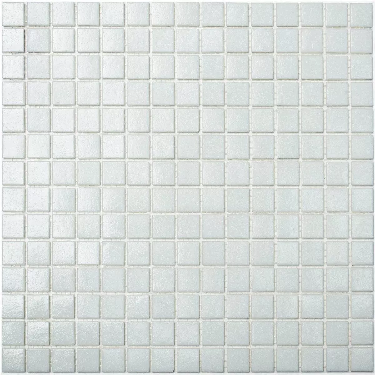 Mosaico De Vidro Azulejos Branco Uni 20x20x4mm