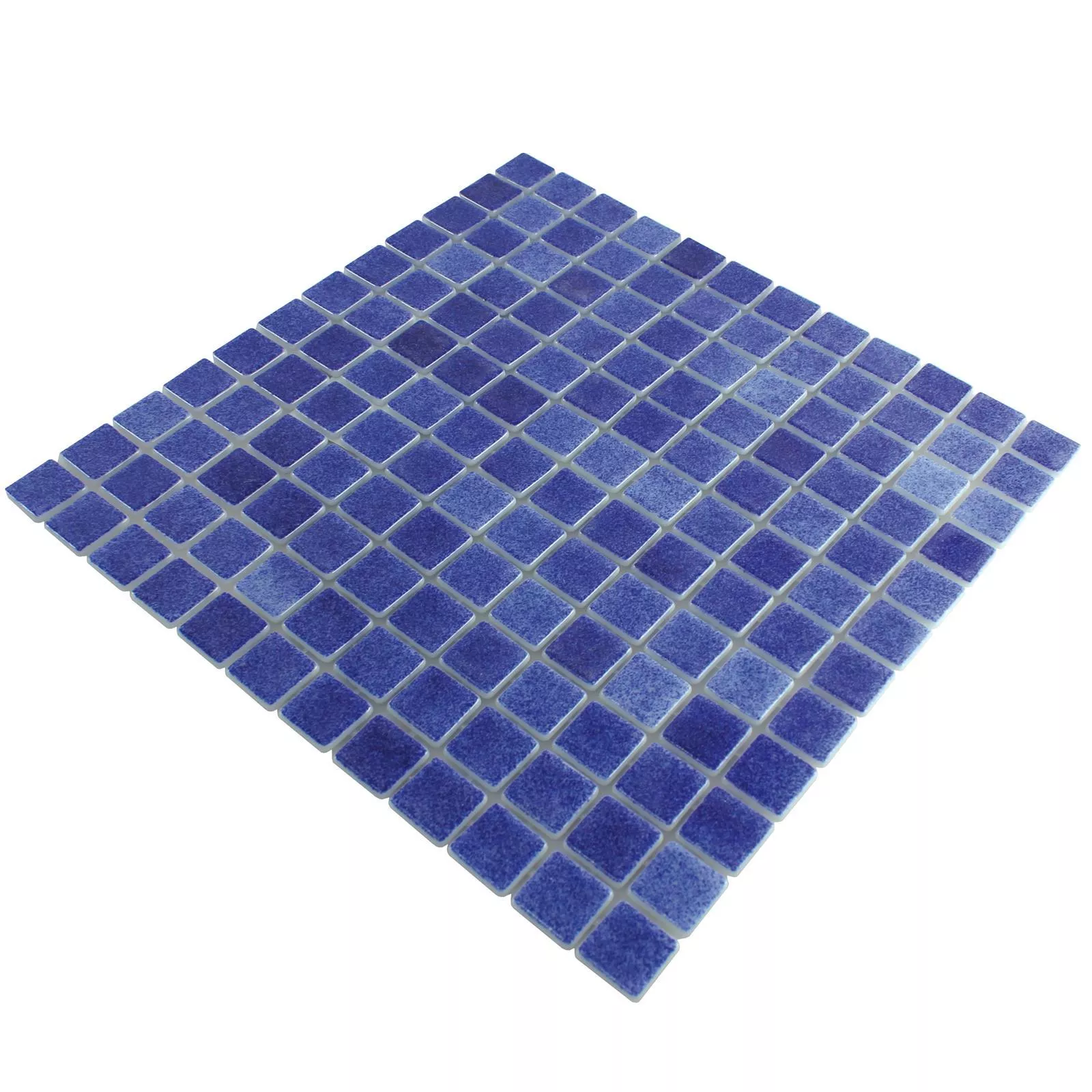 Vidro Piscina Pool Mosaico Lagune R11C Azul Escuro