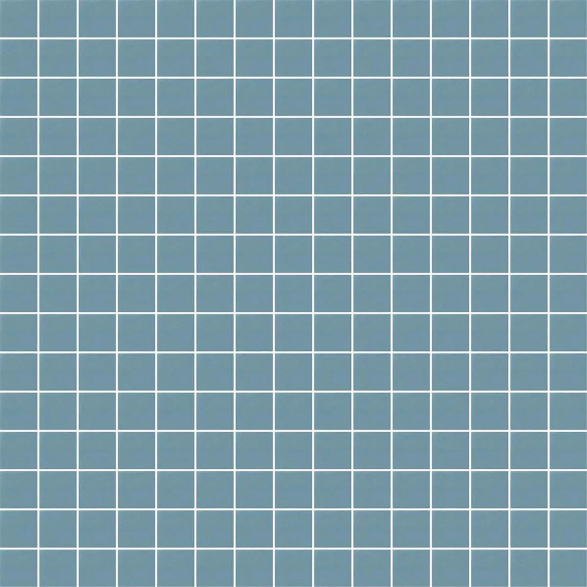 Mosaico De Vidro Telha Trend-Vi Vitreo 143 Turquesa 20x20mm 