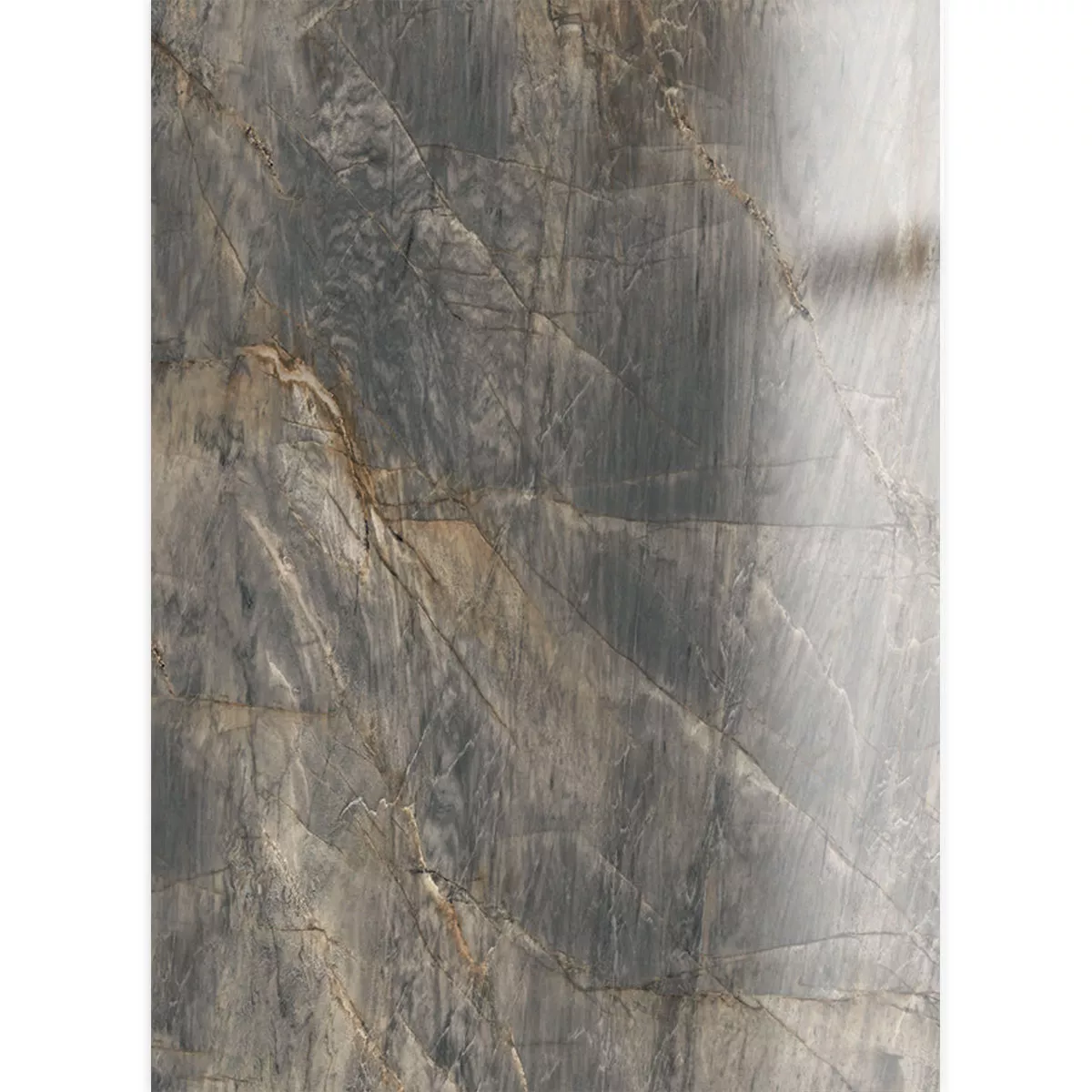 Ladrilhos Trentino Aparência de Mármore Polido Brilhante Cinza 60x120cm Ladrilhos Trentino Aparência de Mármore Polido Brilhante Cinza 60x120cm