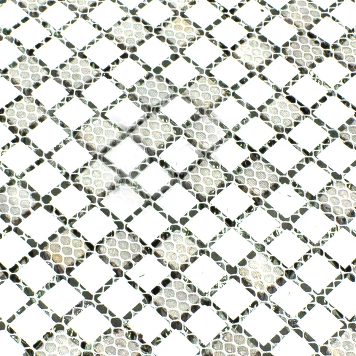 Azulejo Mosaico Vidro Mármore Estrella Marrom