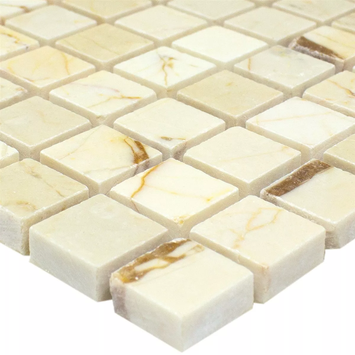Azulejo Mosaico Adalya Cream Ouro