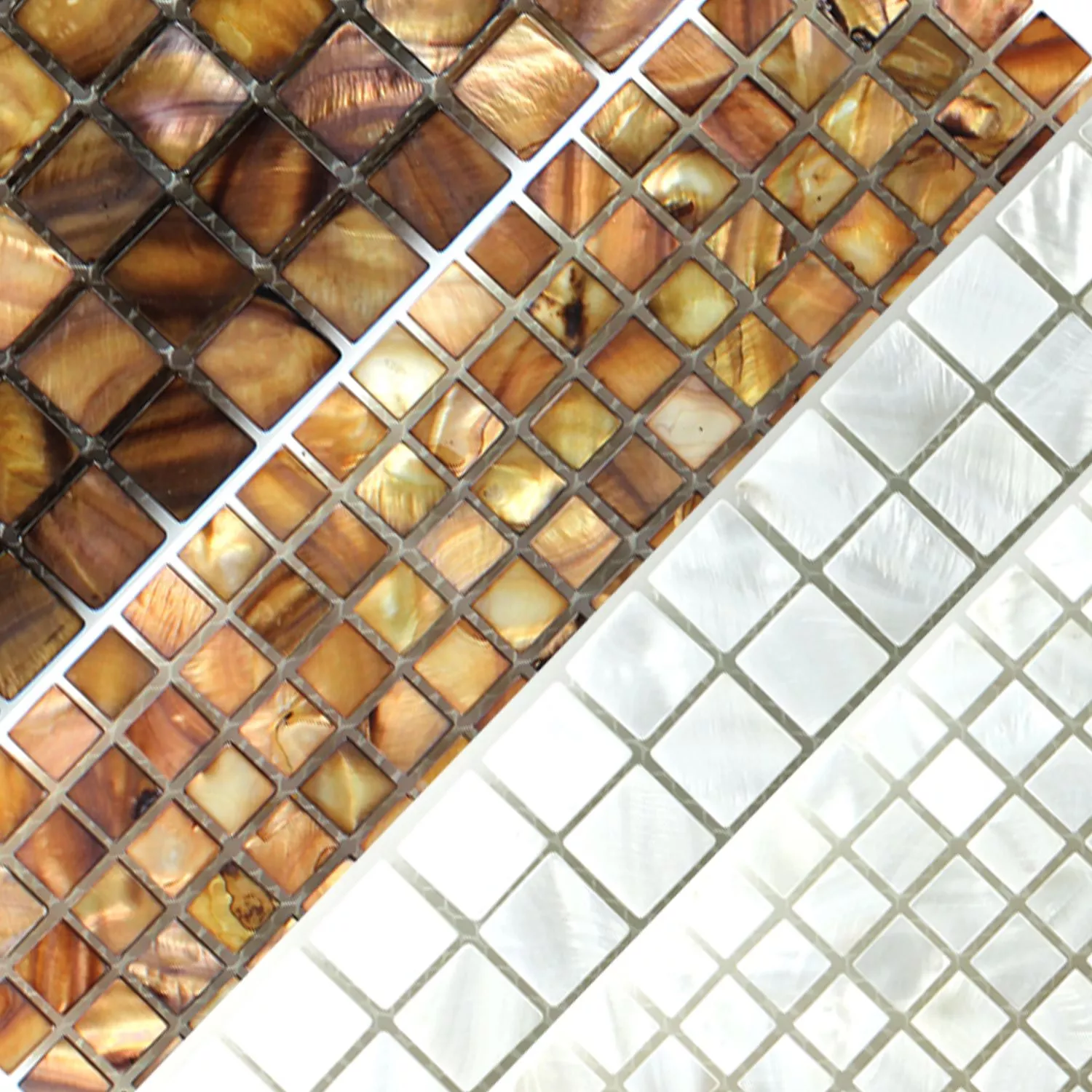 Azulejo Mosaico Gospodin Vidro Concha Mix