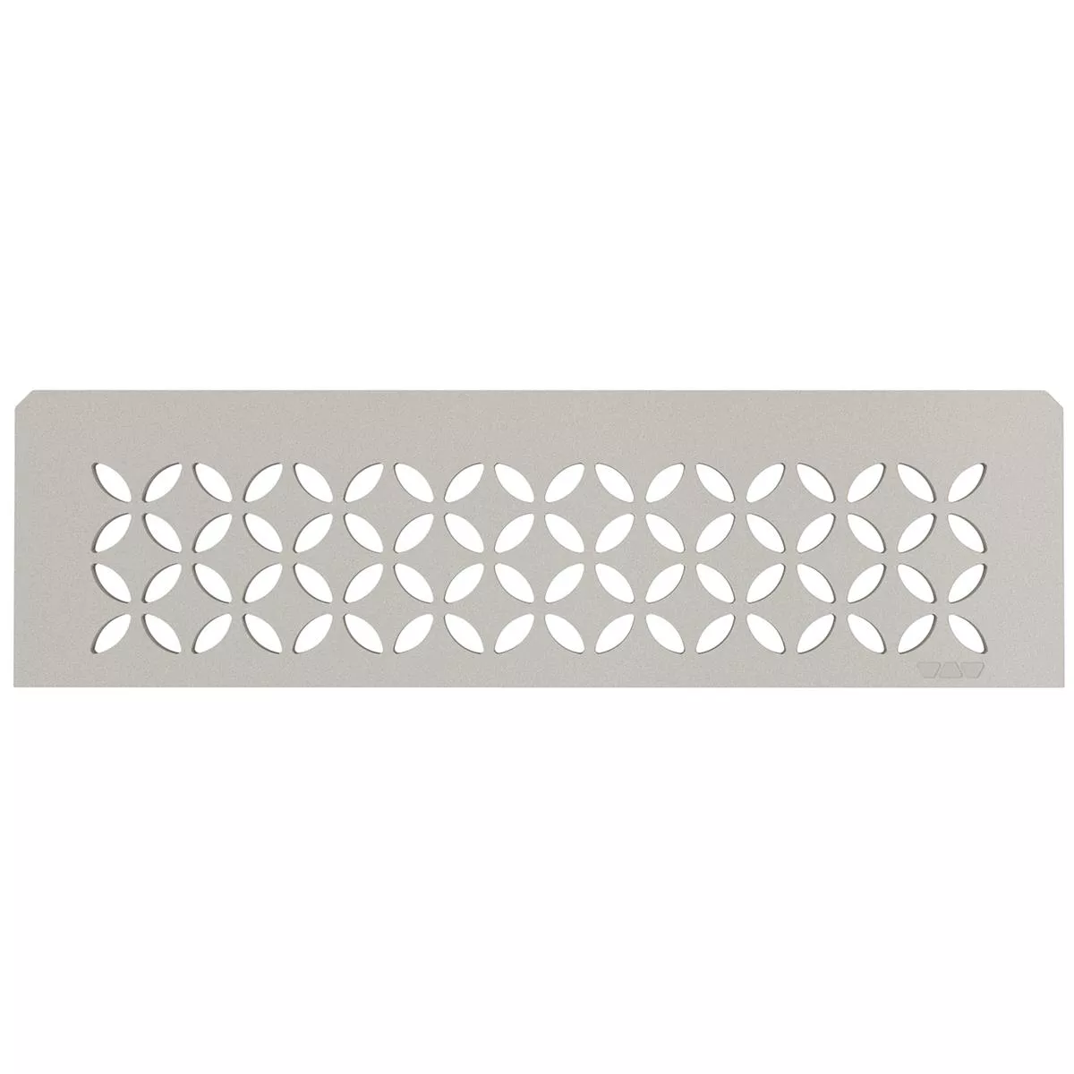 Nicho de parede retangular Schlüter 30x8,7cm com estampa floral bege