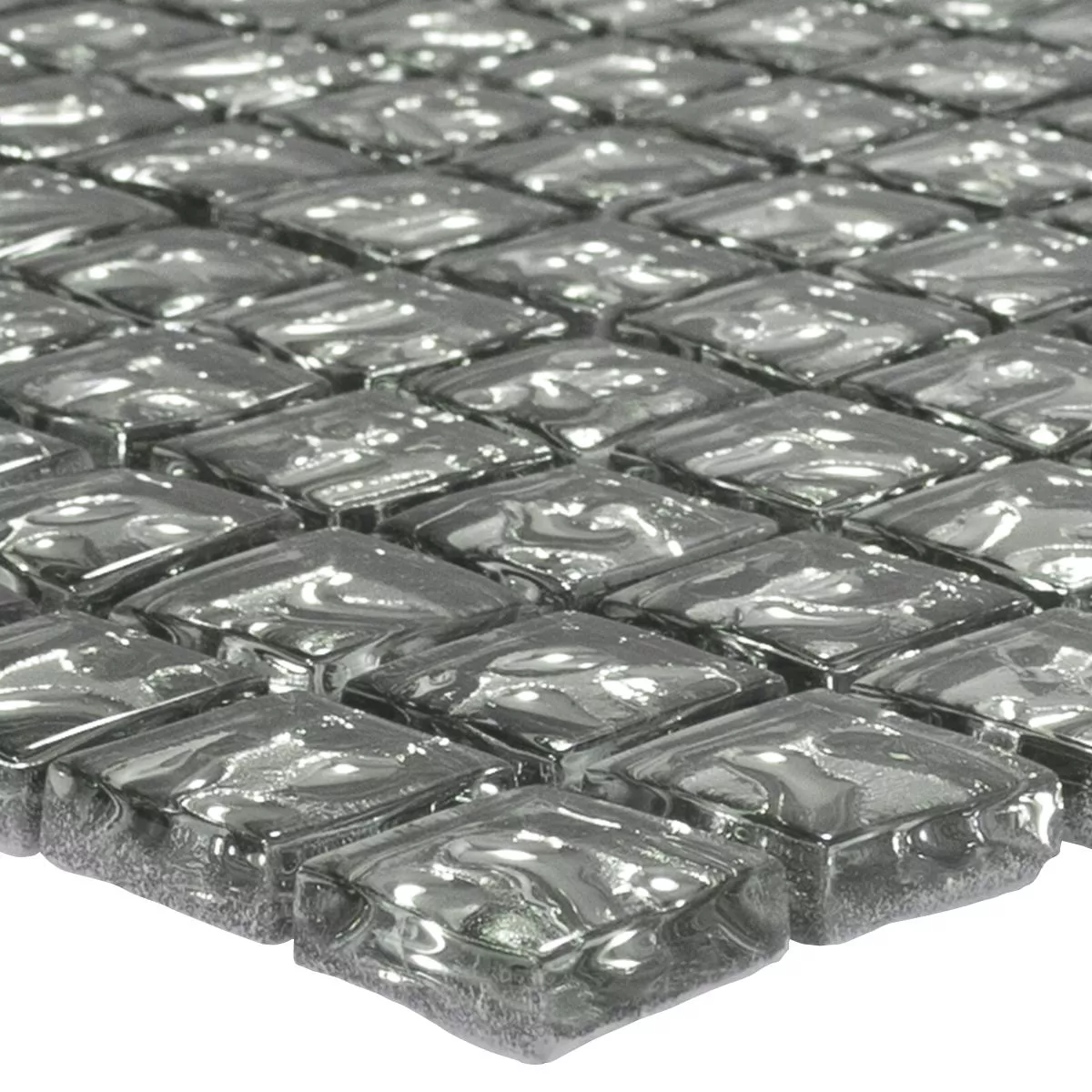 Mosaico De Vidro Azulejos Aquatic Prata Mosaico De Vidro Azulejos Aquatic Prata