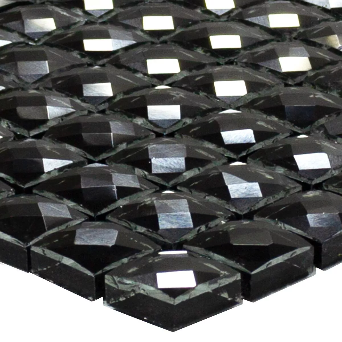 Mosaico De Vidro Azulejos Black Diamond