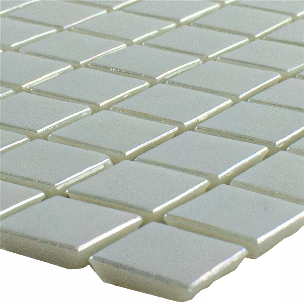 Mosaico De Vidro Efeito Madrepérola Ingolstadt Branco Quadrada 15 Mosaico De Vidro Efeito Madrepérola Ingolstadt Branco Quadrada 15