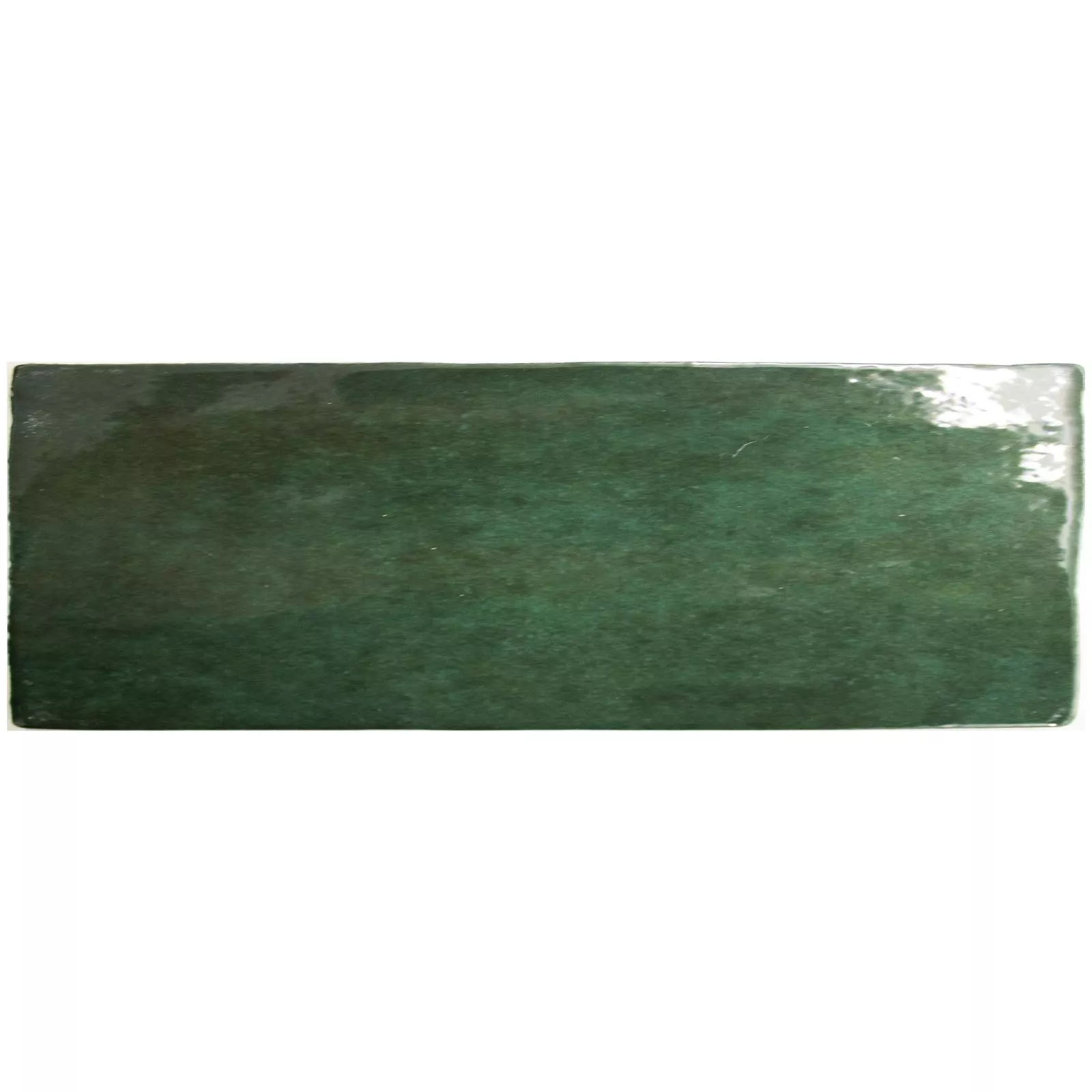 Padrão Azulejos Concord Óptica de Onda Musgo verde 6,5x20cm