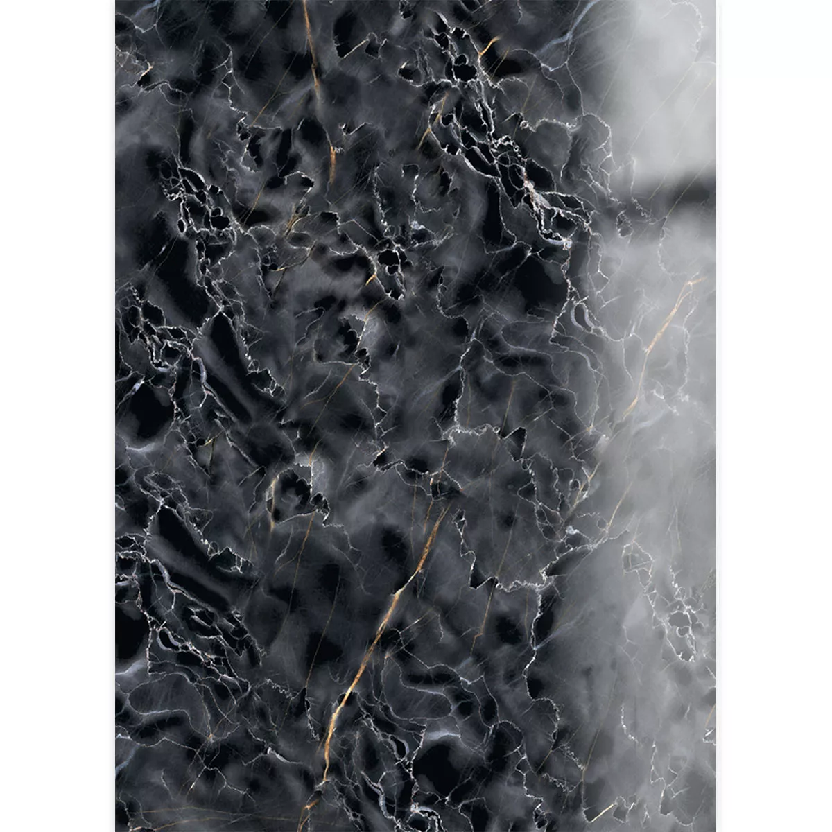 Ladrilhos Latium Aparência de Mármore Polido Brilhante Preto 60x120cm Ladrilhos Latium Aparência de Mármore Polido Brilhante Preto 60x120cm