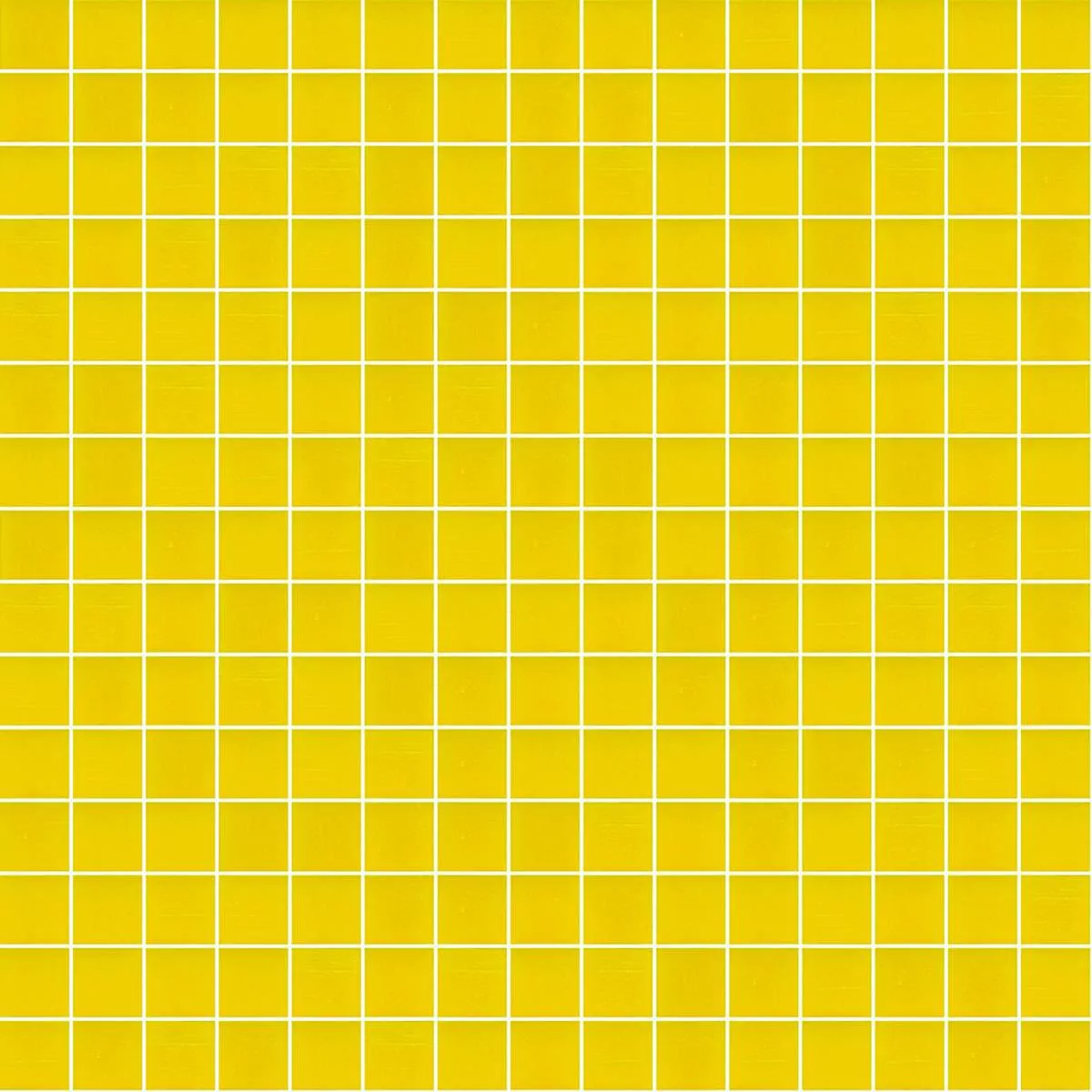 Mosaico De Vidro Telha Trend-Vi Vitreo 202 Amarelo 20x20mm