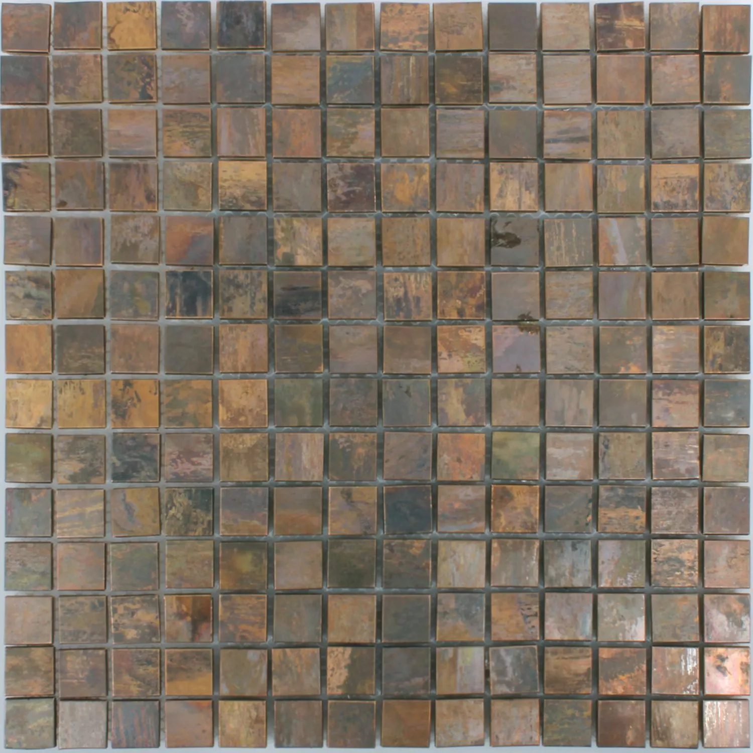 Padrão de Azulejo Mosaico Metal Cobre Gorski