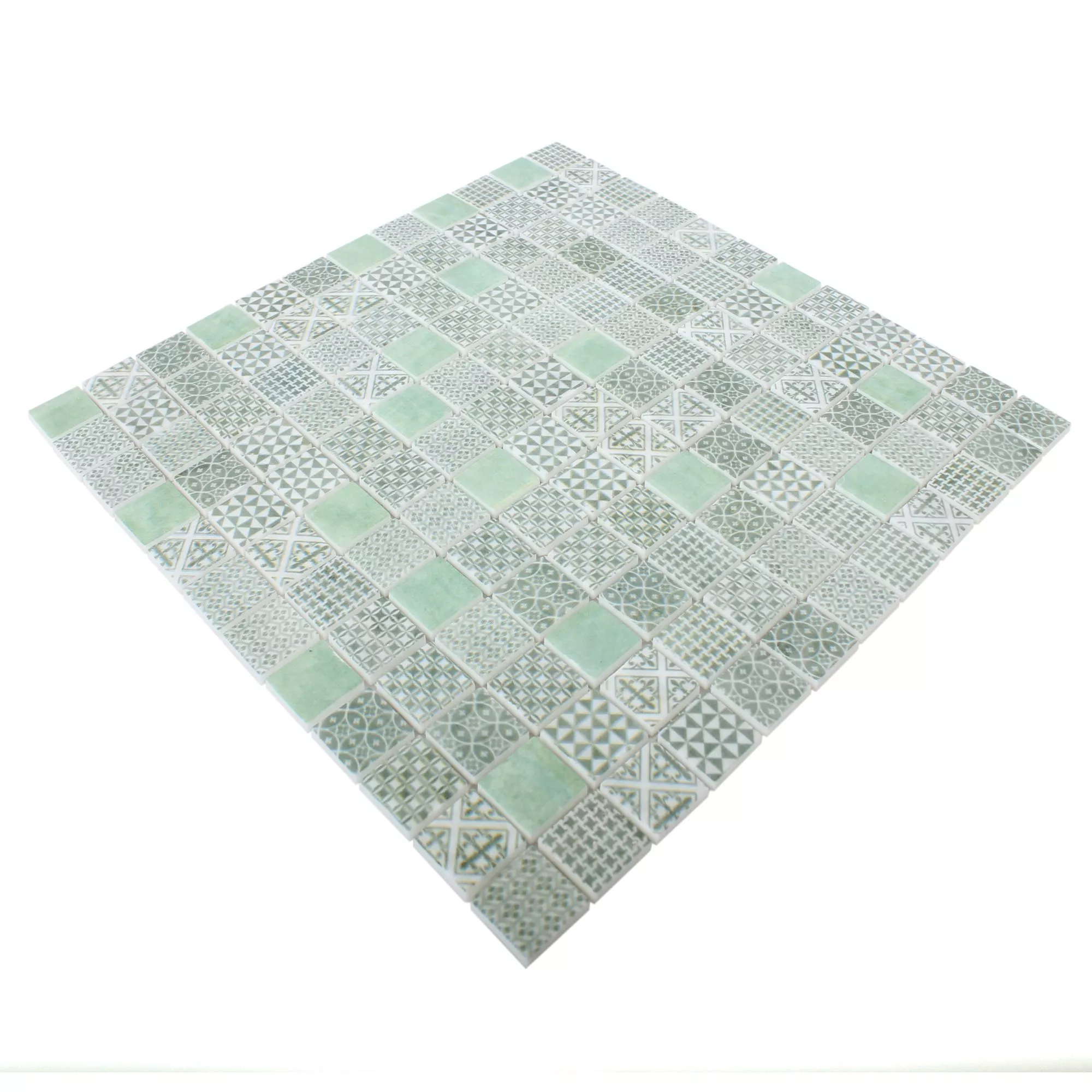 Padrão de Mosaico De Vidro Azulejos Malard Verde