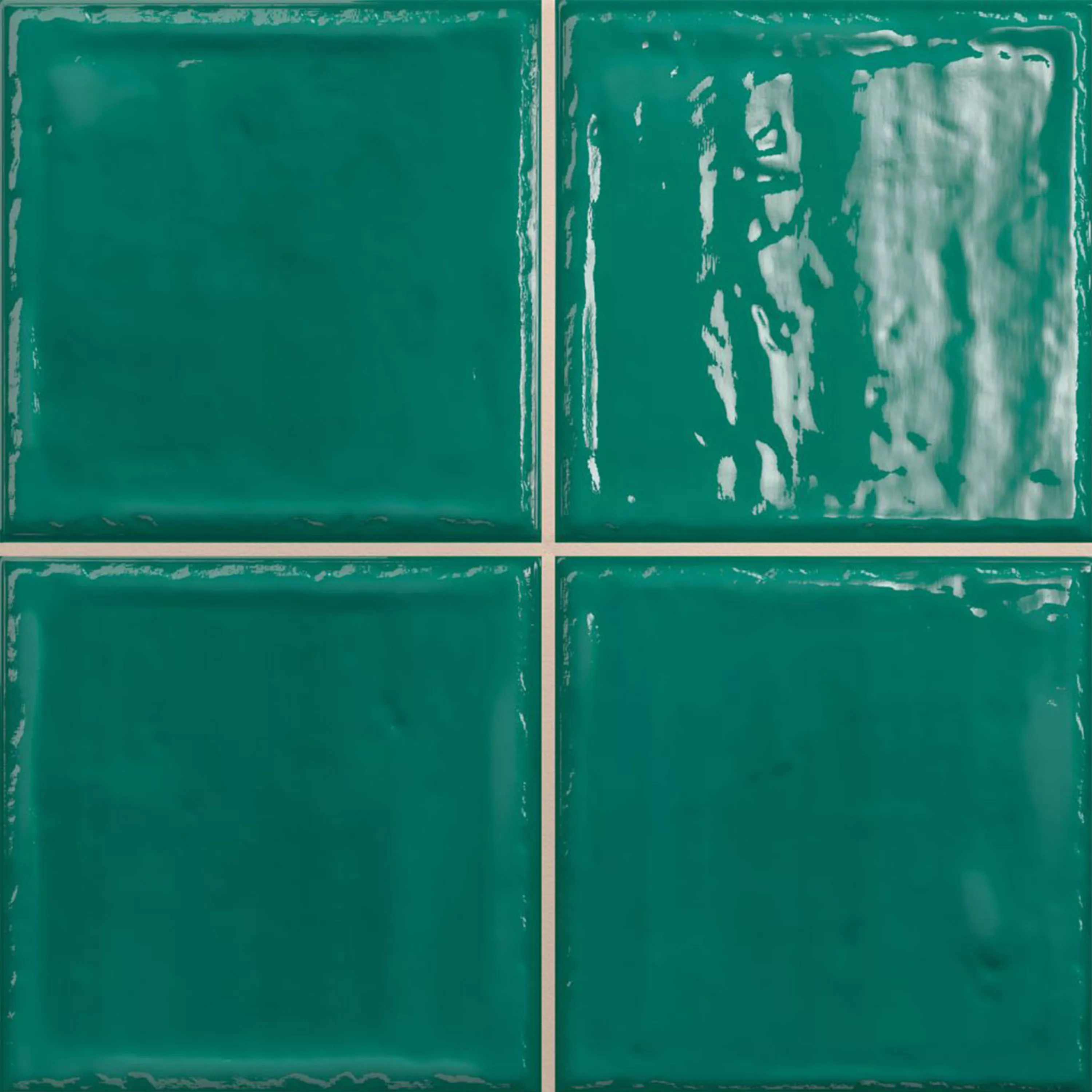 Azulejos Verbania Brilhante Ondulado Verde 20x20cm