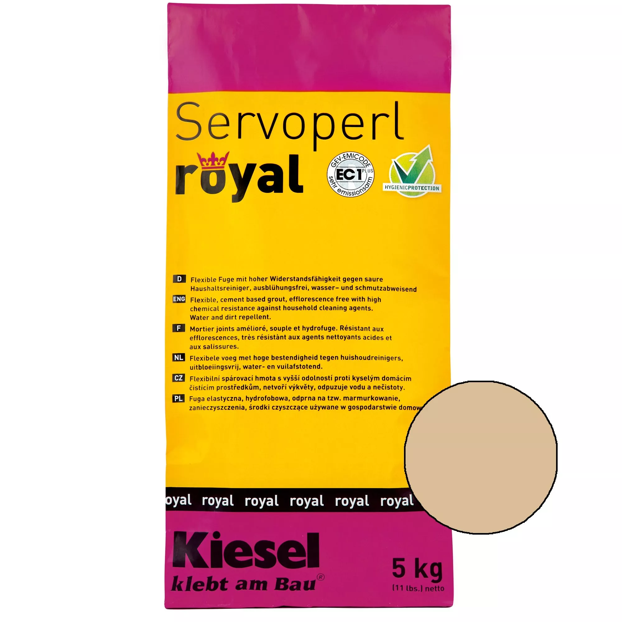 Kiesel Servoperl royal - composto comum - 5 kg Safari Sand