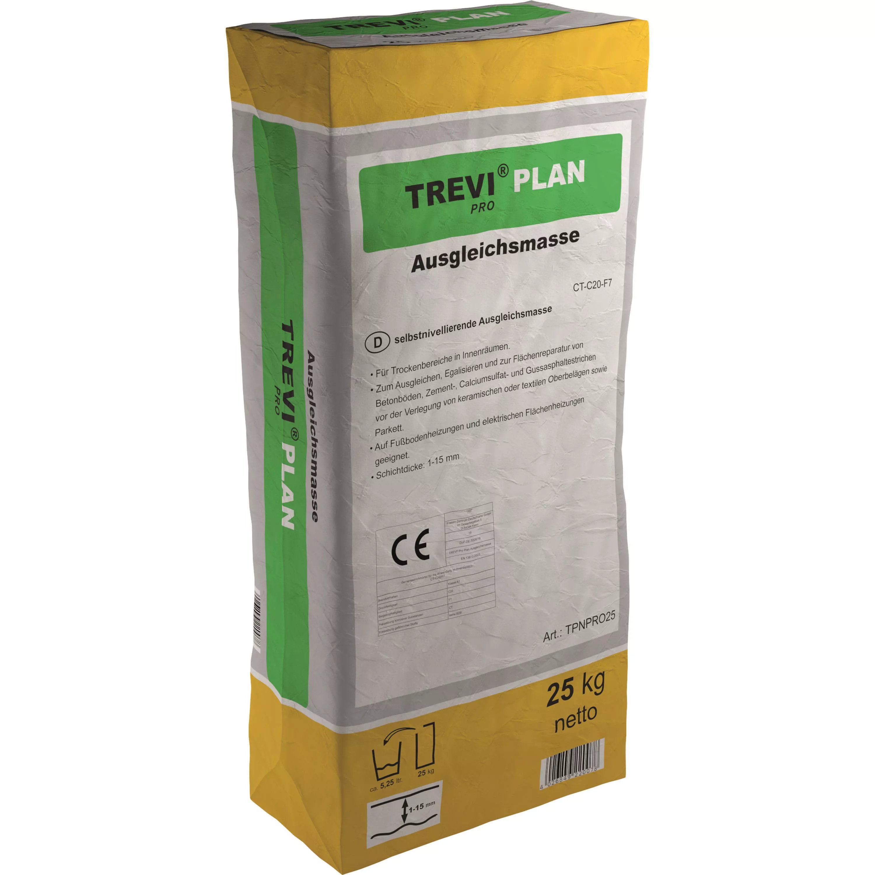 Trevi Pro Plan Nivelamento de Piso Autonivelante (25KG) Trevi Pro Plan Nivelamento de Piso Autonivelante (25KG)