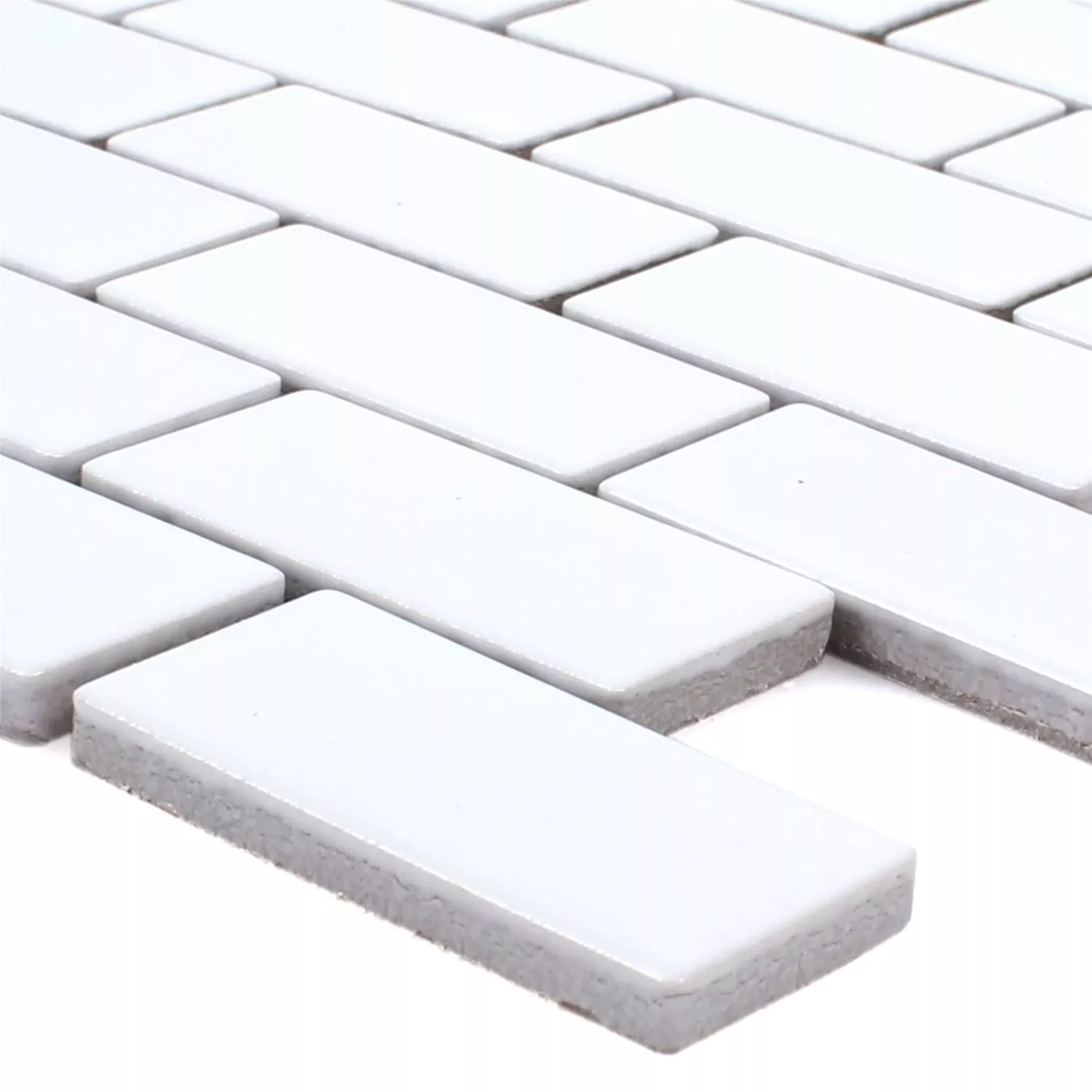 Azulejo Mosaico Cerâmica Manila Branco Fosco Azulejo Mosaico Cerâmica Manila Branco Fosco