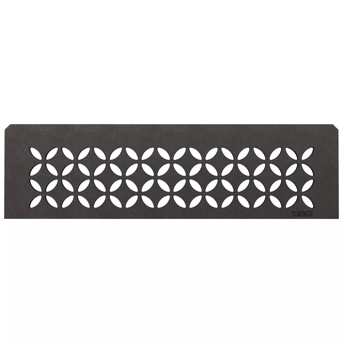 Nicho de parede retangular Schlüter 30x8,7cm floral antracite