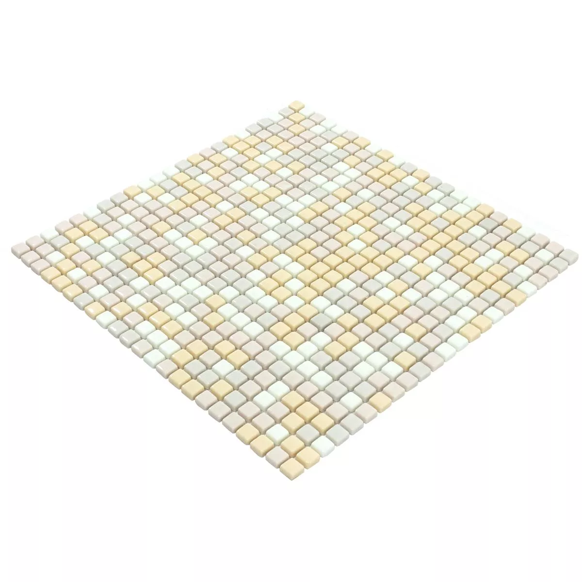 Padrão de Mosaico De Vidro Azulejos Delight Creme Mix