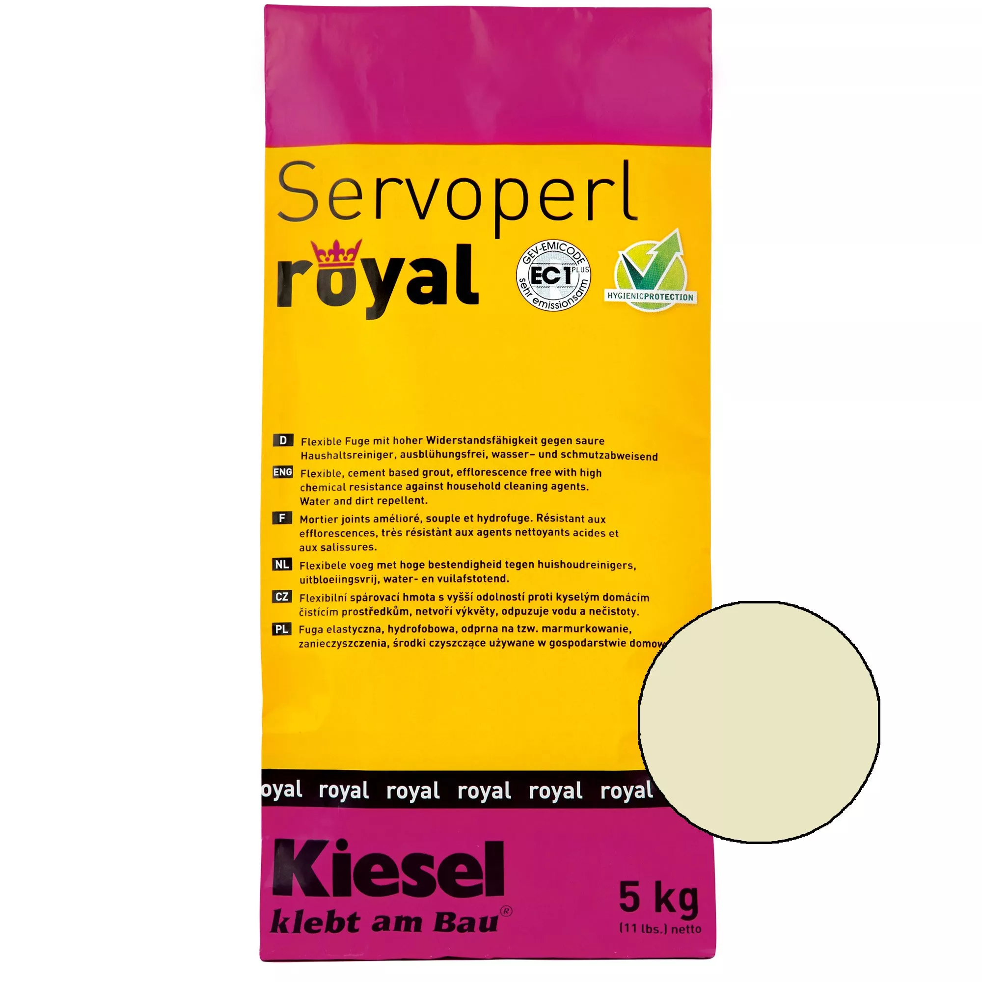 Kiesel Servoperl royal - composto comum - 5kg jasmim