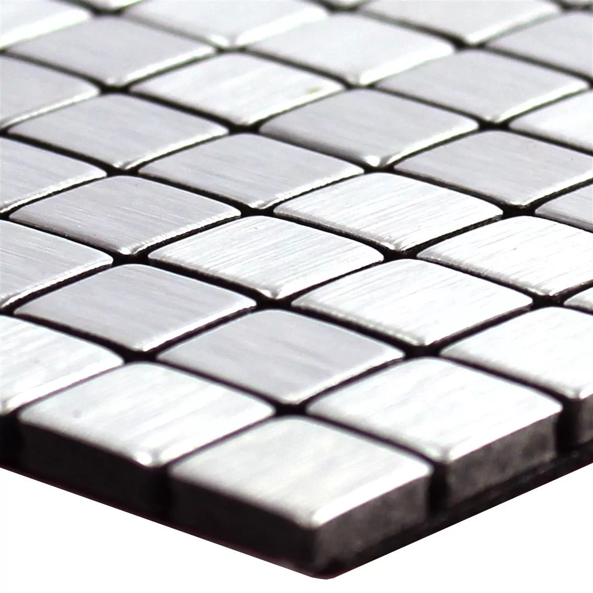 Metal Azulejo Mosaico Wygon Autoadesivo Prata 10mm Metal Azulejo Mosaico Wygon Autoadesivo Prata 10mm