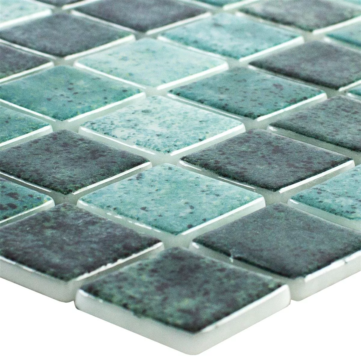 Mosaico de Piscina de Vidro Baltic Verde 25x25mm Mosaico de Piscina de Vidro Baltic Verde 25x25mm