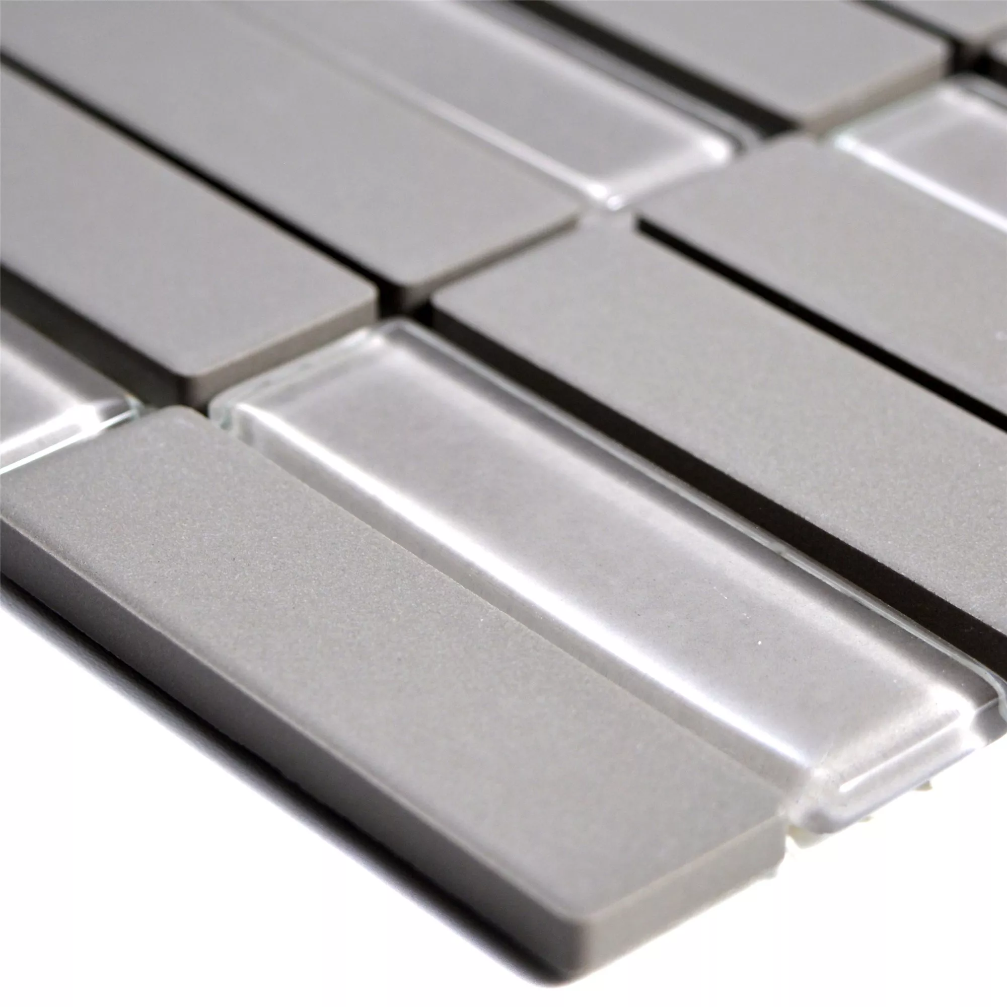 Azulejo Mosaico Não Vidrado Garden Cinza Haste