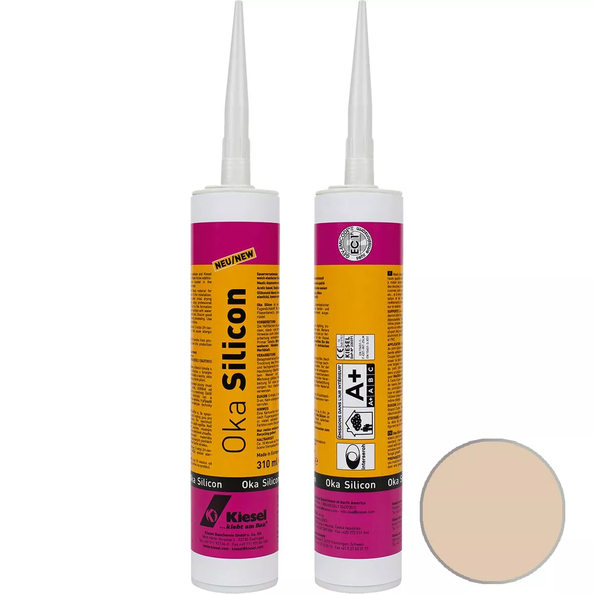 OKA SILICON junta de silicone Jura 310 ml