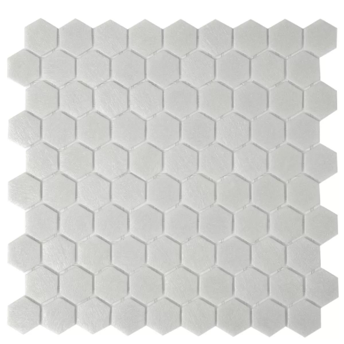 Mosaico De Vidro Azulejos Trend-Vi Hexagonal 150 Cinza Claro