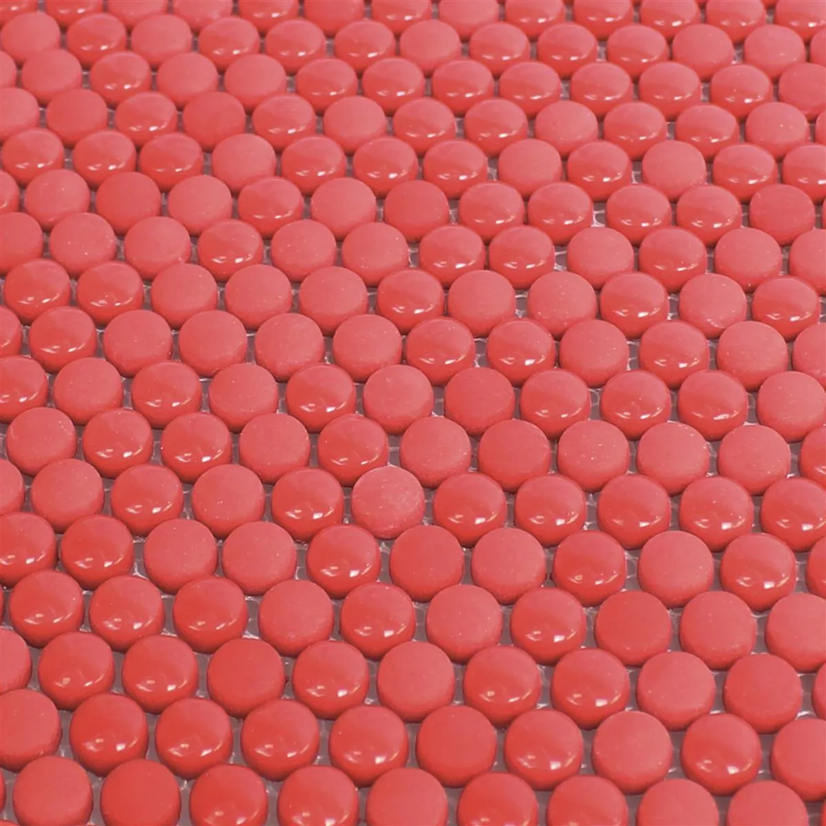 Mosaico De Vidro Azulejos Bonbon Em Volta Eco Vermelho