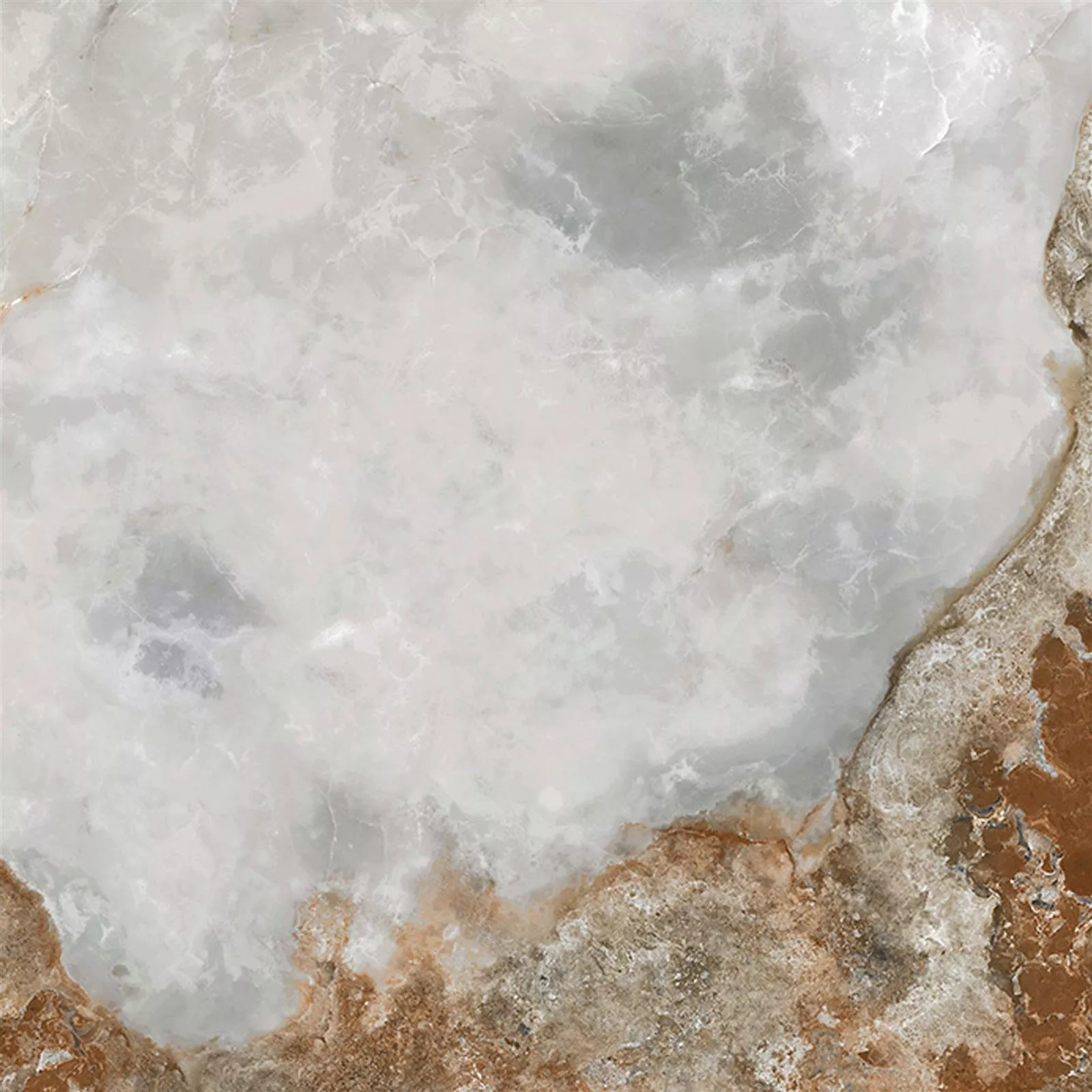 Ladrilho Naftalin Polido Marrom Branco 120x120cm Ladrilho Naftalin Polido Marrom Branco 120x120cm