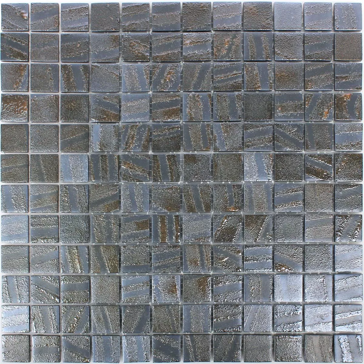 Padrão de Mosaico De Vidro Azulejos Mascota Bronze Oxide