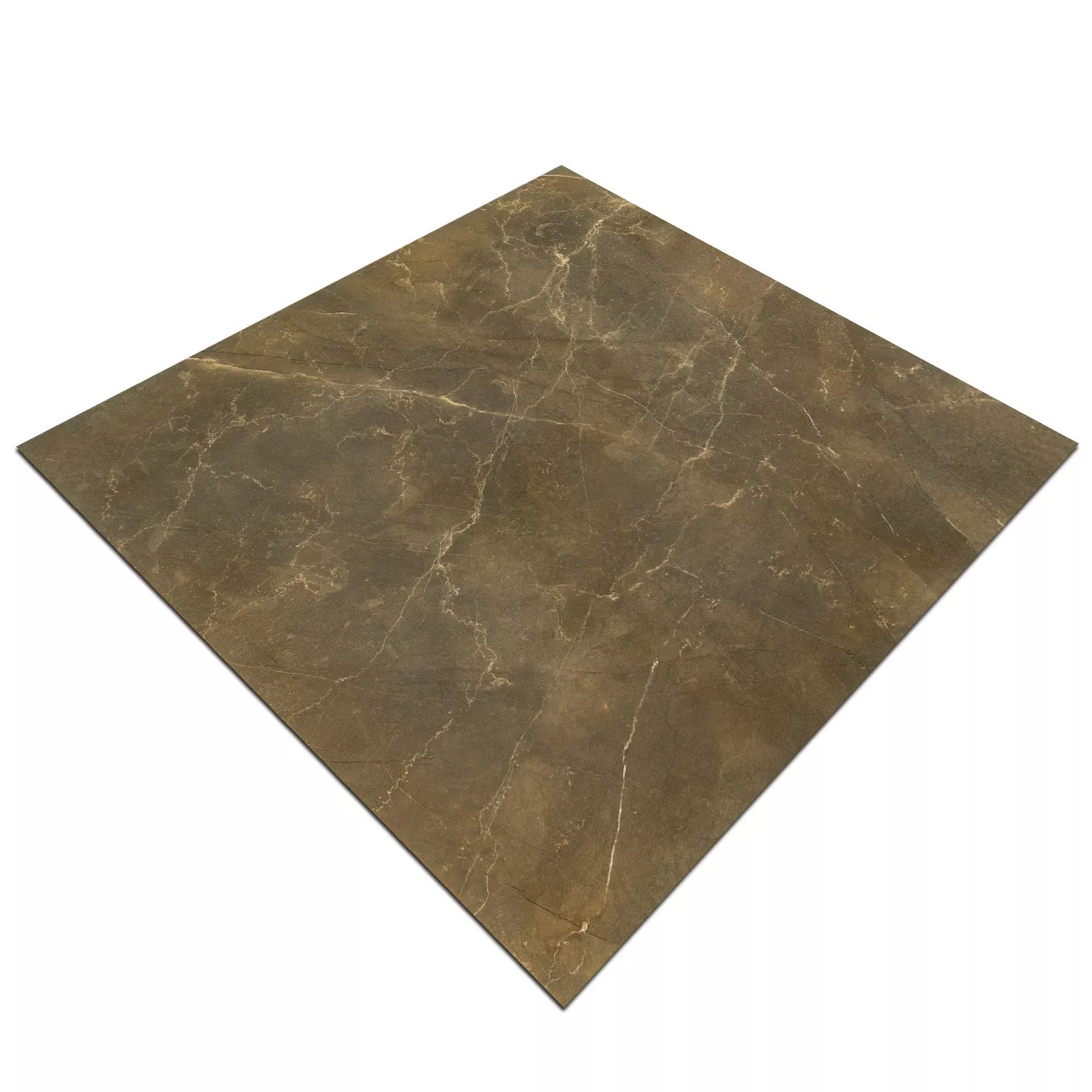 Ladrilhos Aparência de Mármore Imperial Khaki 80x80cm