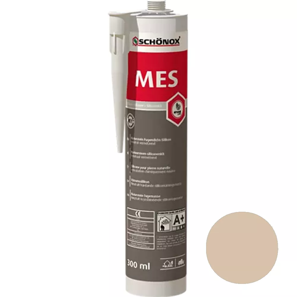 Selante de silicone para juntas de mármore Schönox MES 300ml