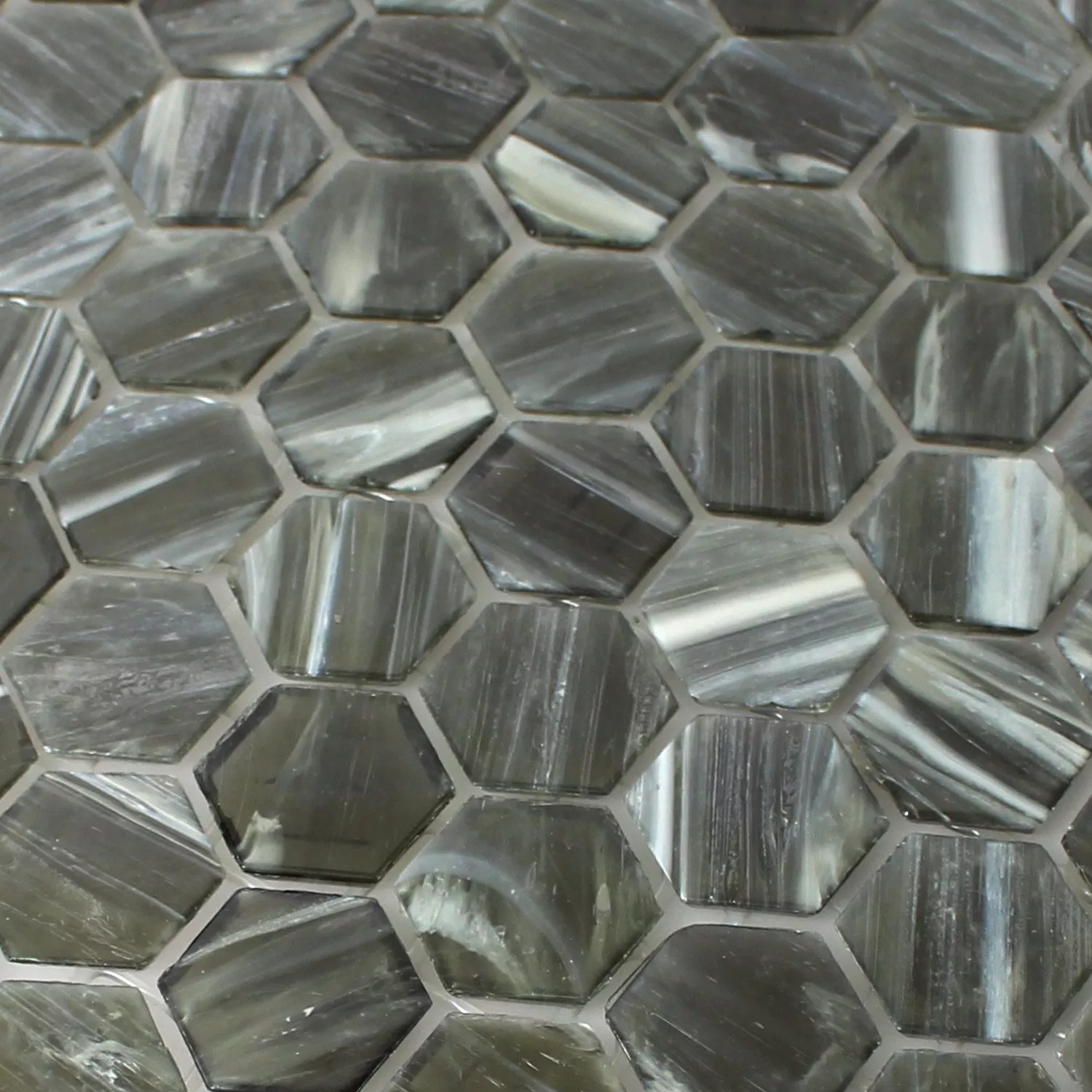 Azulejo Mosaico Trend-Vi Vidro Hexagonal 216