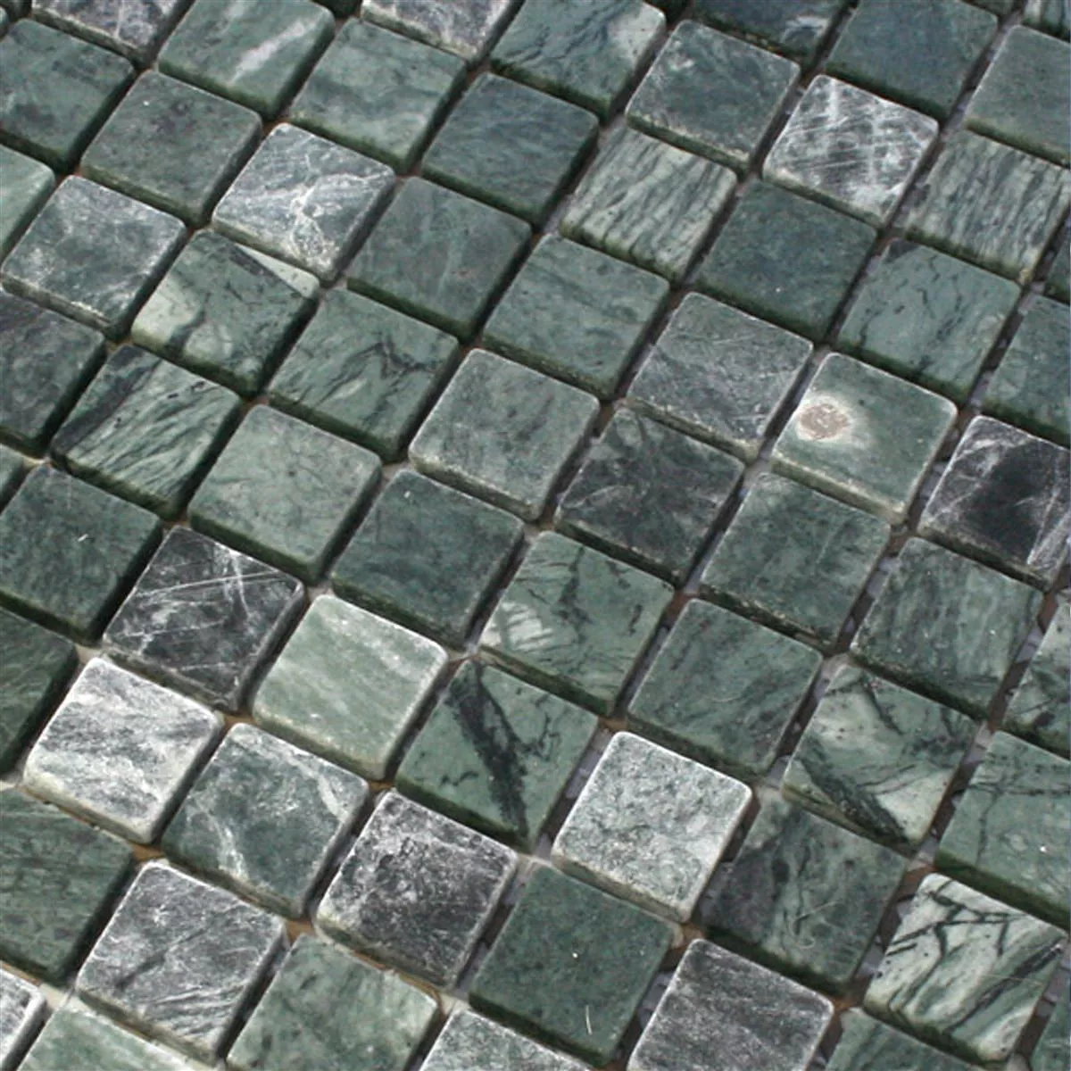 Padrão de Azulejo Mosaico Mármore 23x23x8mm Verde