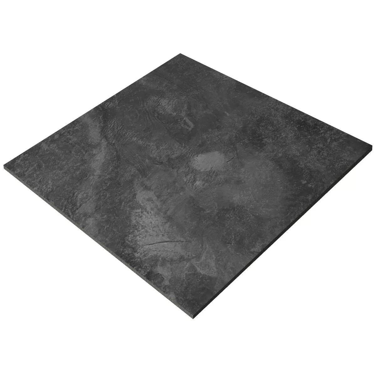 Ladrilhos Cortina Olhar Concreto Fosco Cinza Escuro 60x60cm