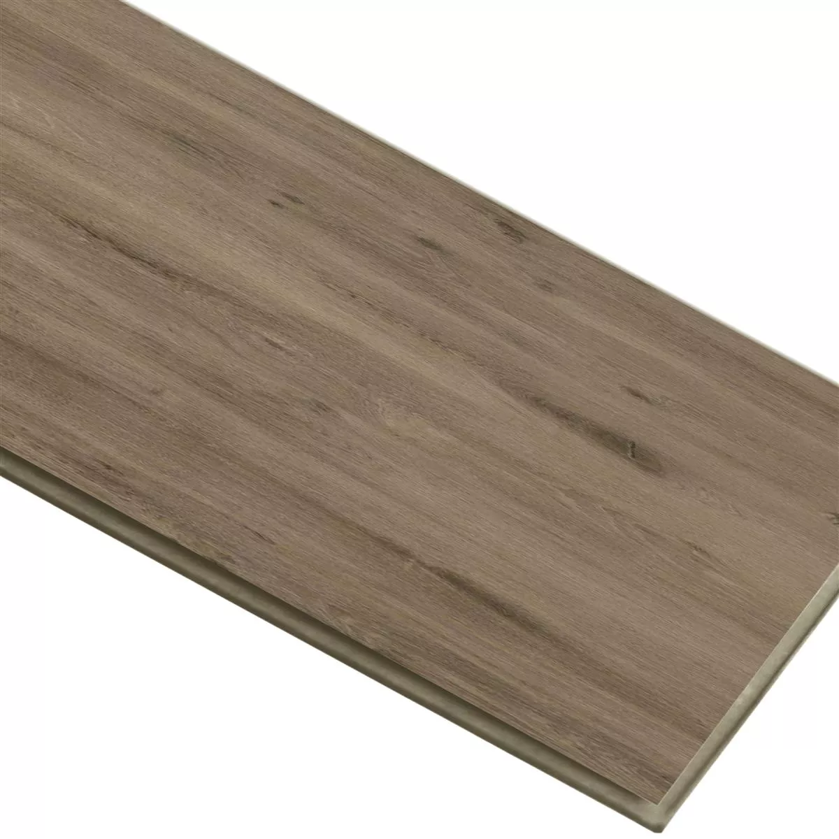 Piso De Vinil Sistema De Clique Woodland Marrom Cinza 17,2x121cm